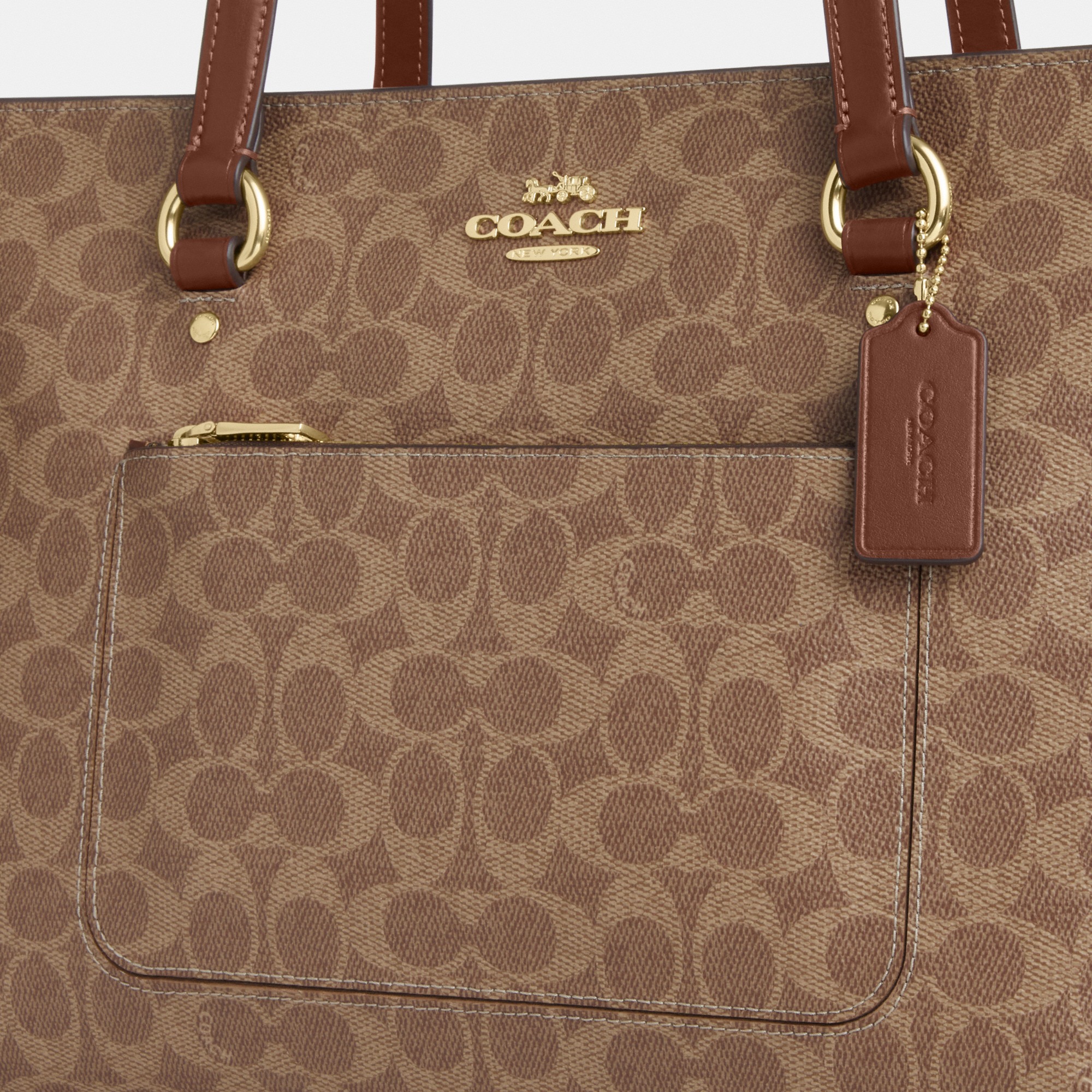 Station Tote Bag In Signature Canvas