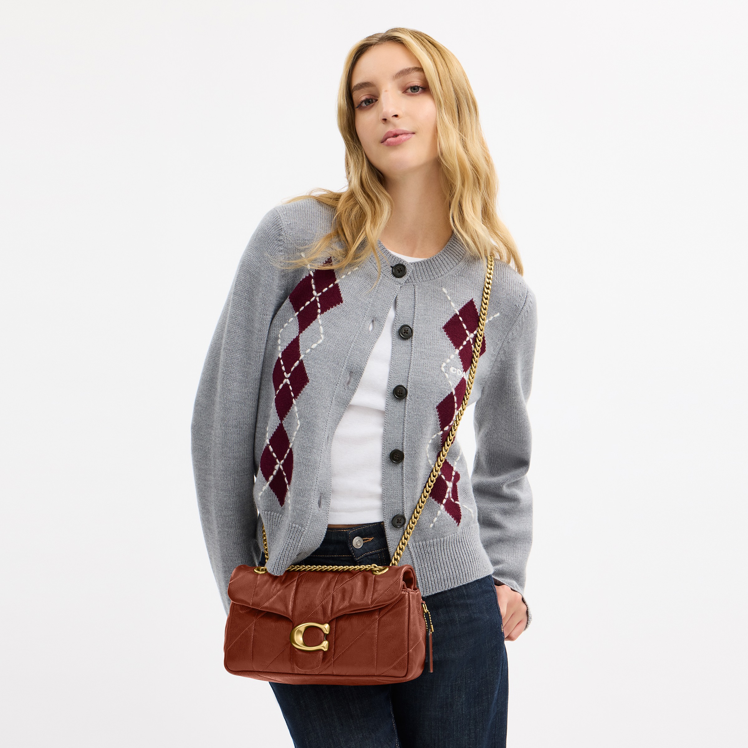 Tabby Shoulder Bag 26 With Quilting