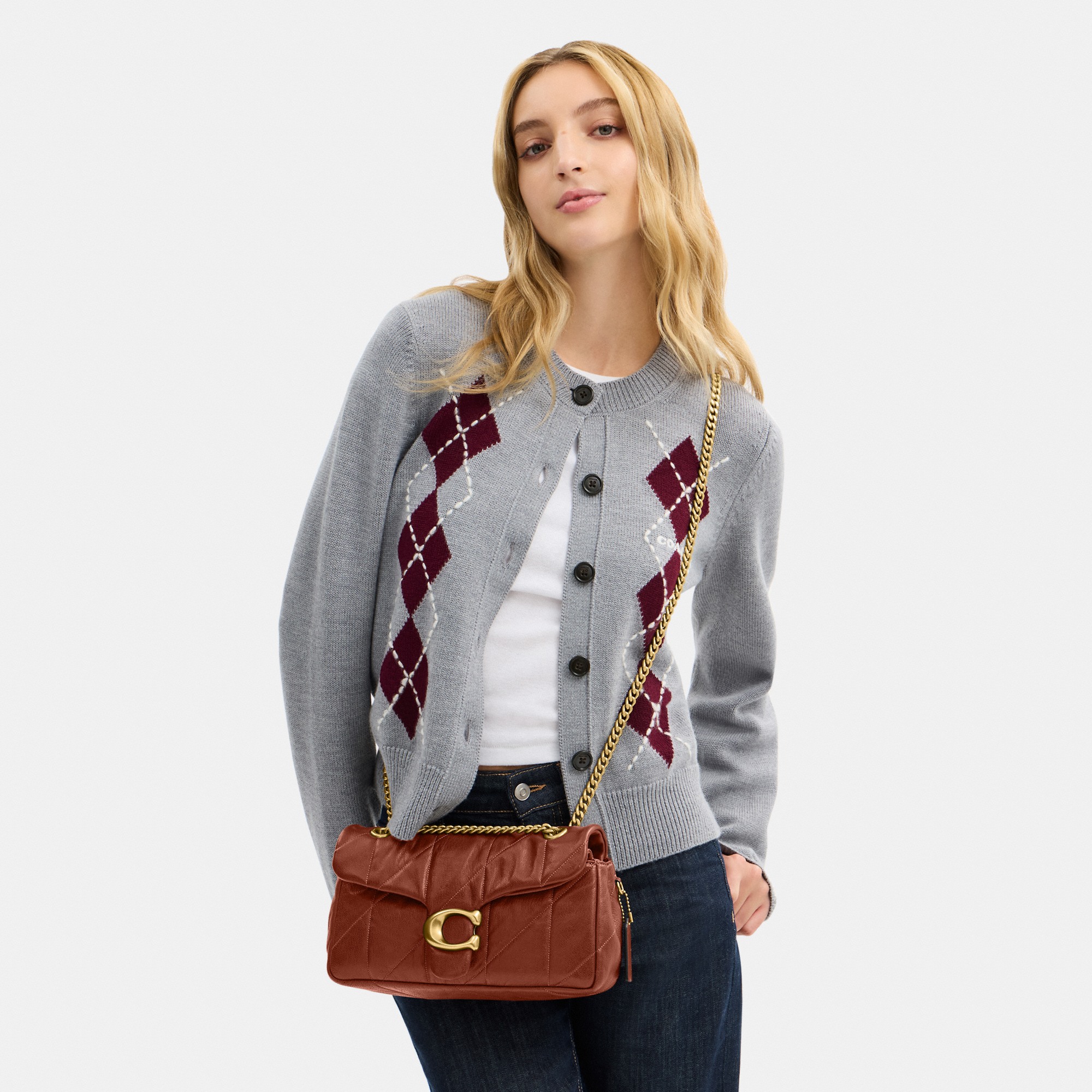 Tabby Shoulder Bag 26 With Quilting