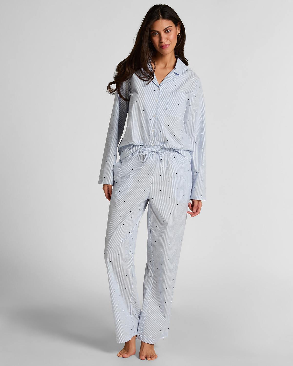 Pant Cotton Stripe Heart