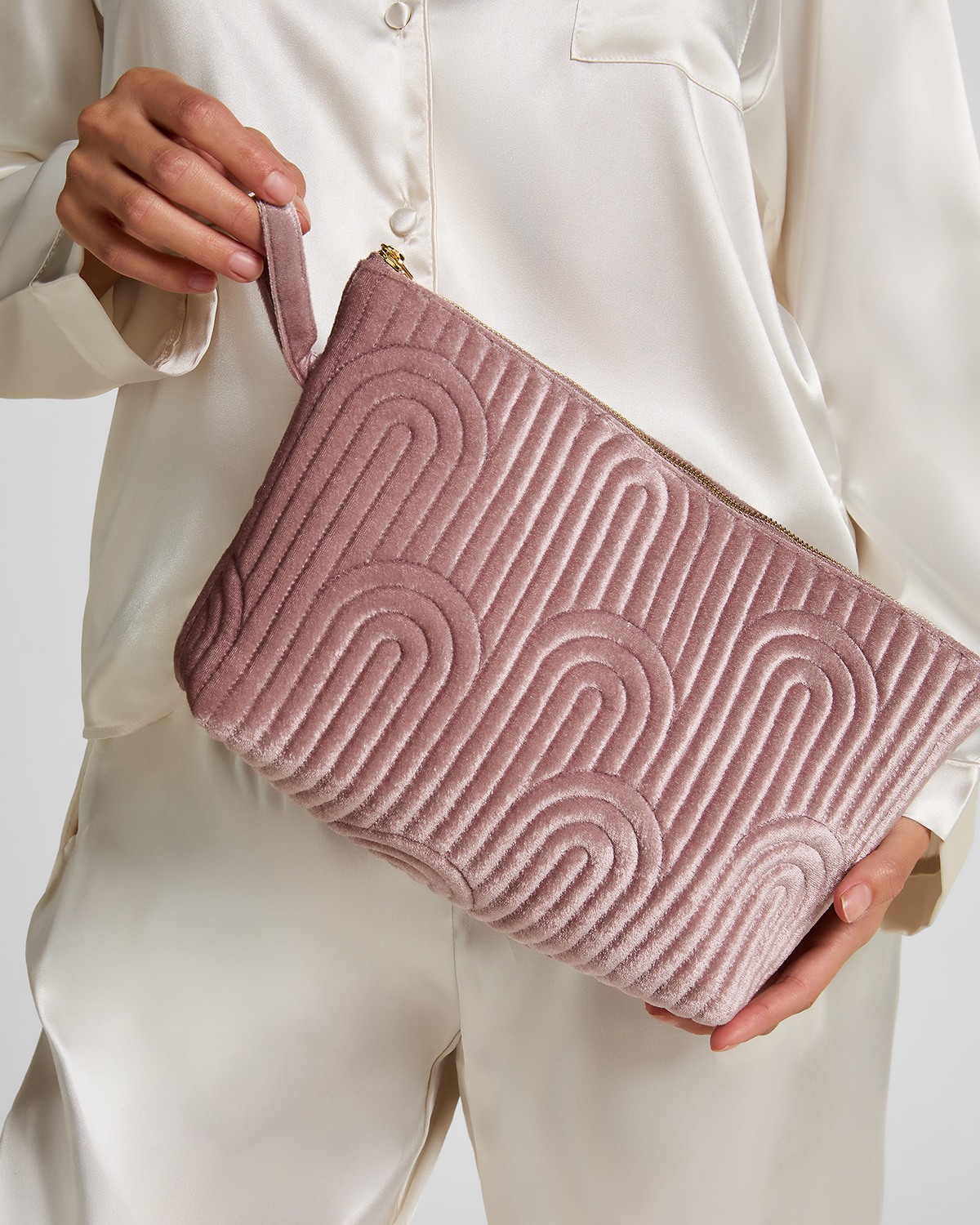 Velour Make-Up Bag Big