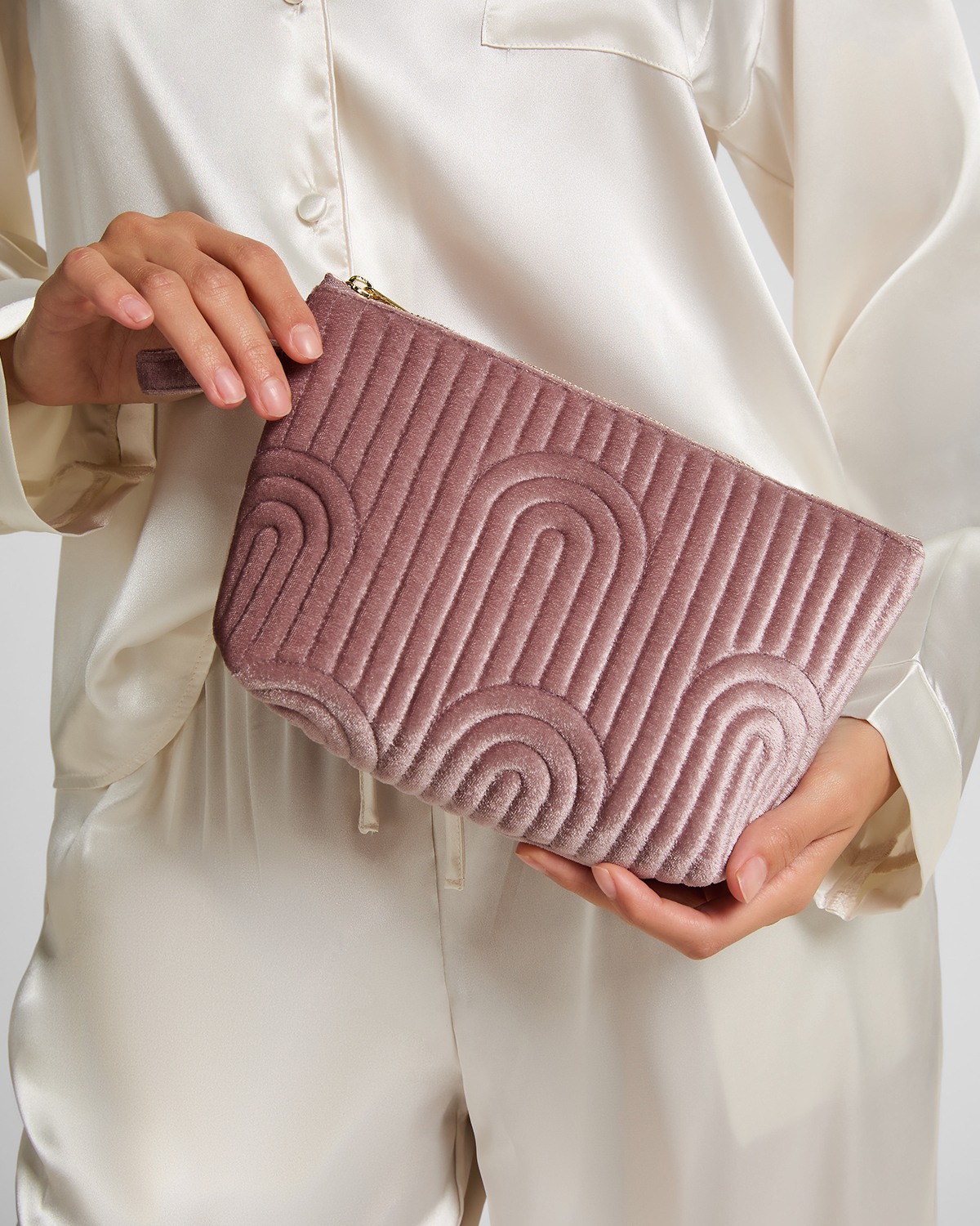 Velour Make-Up Bag Small