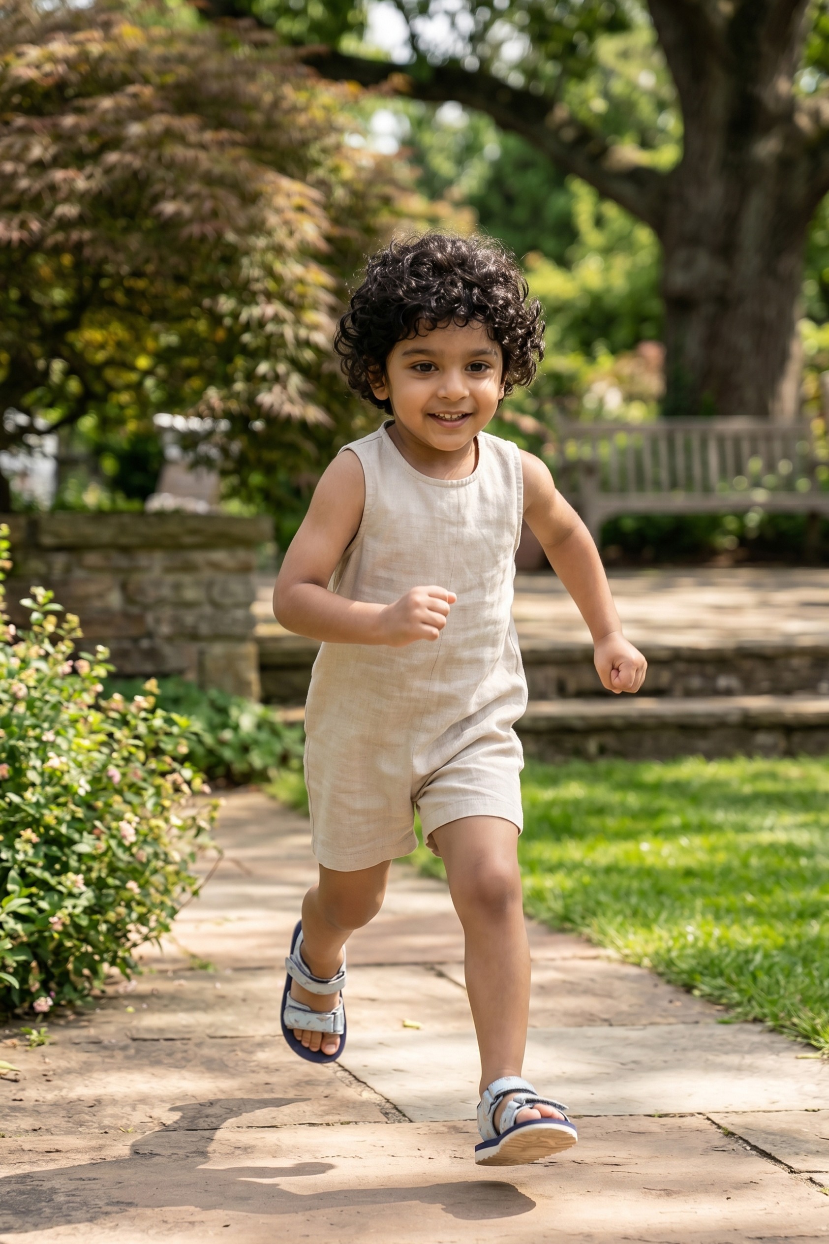 Mothercare Unisex Strappy Sandals - Beige