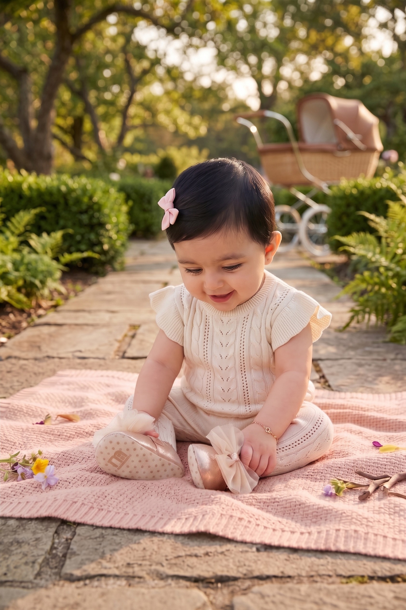 Mothercare Girls Party Wear Prams - Gold