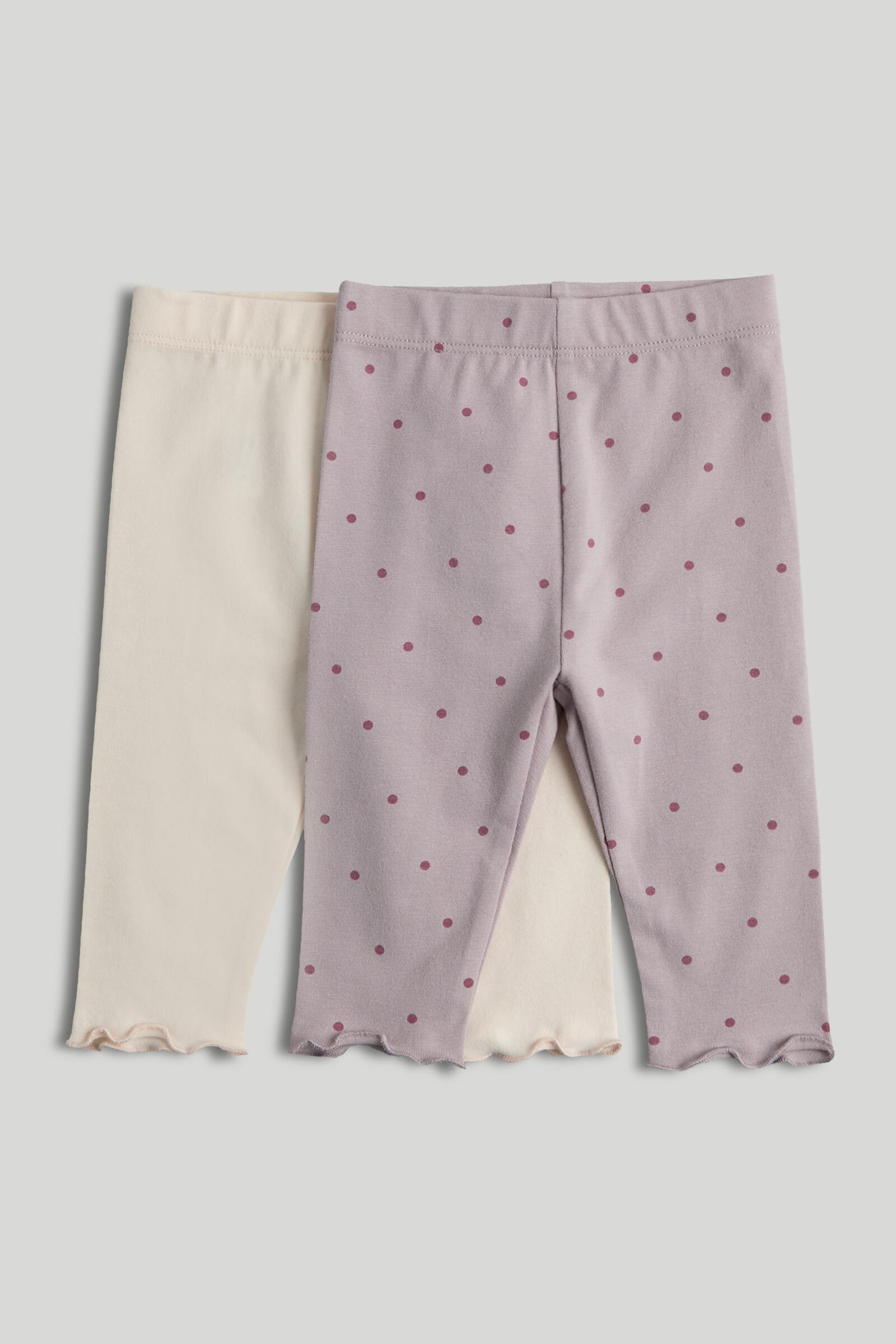 Mothercare Newborn Girls Merry Go Round Printed Leggings - Pack of 2 - Multi