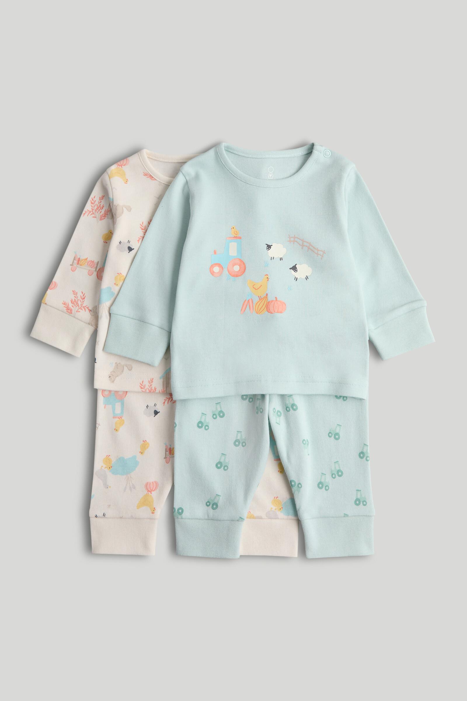 Mothercare Boys Solid Clothing Set Pack of 2 Top & Pyjamas Set Multicolor