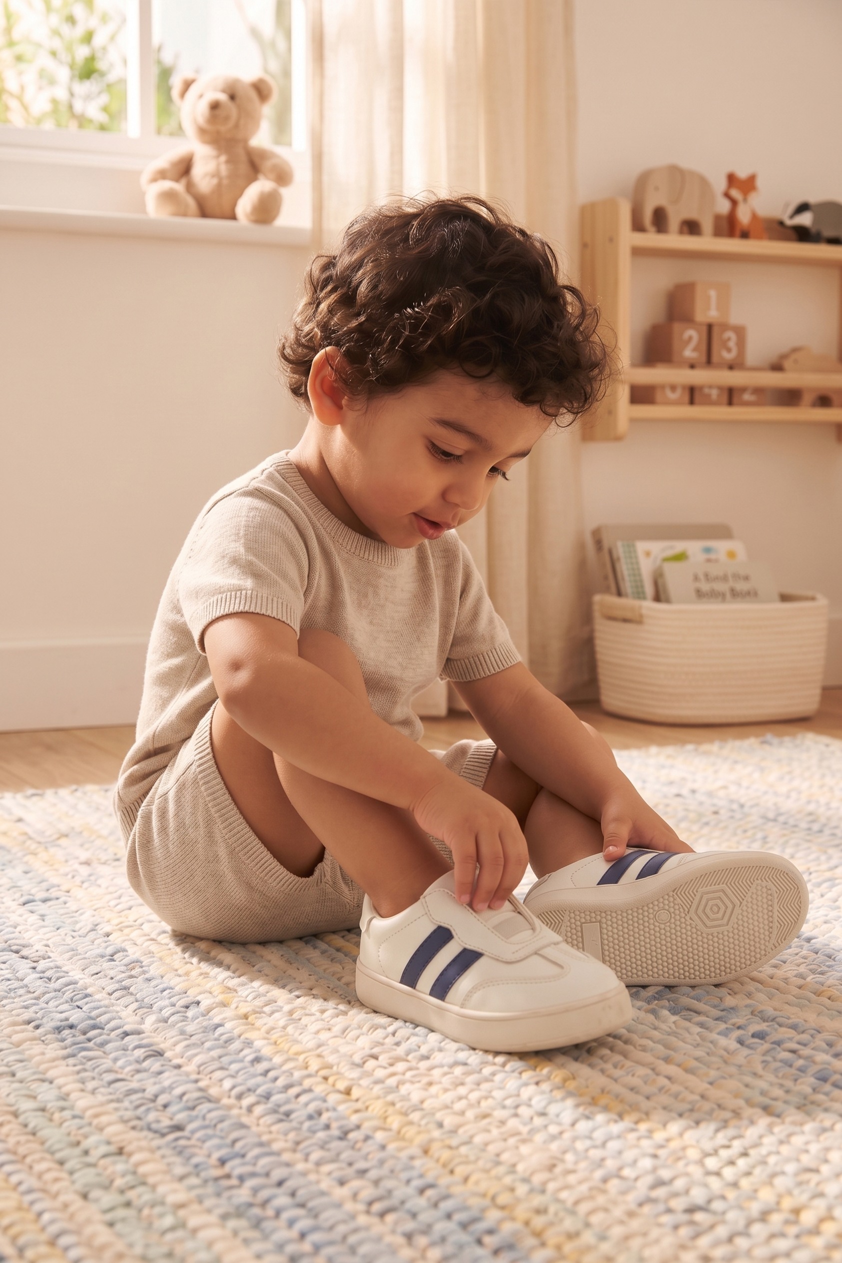 Mothercare Boys Casual Sneakers - White