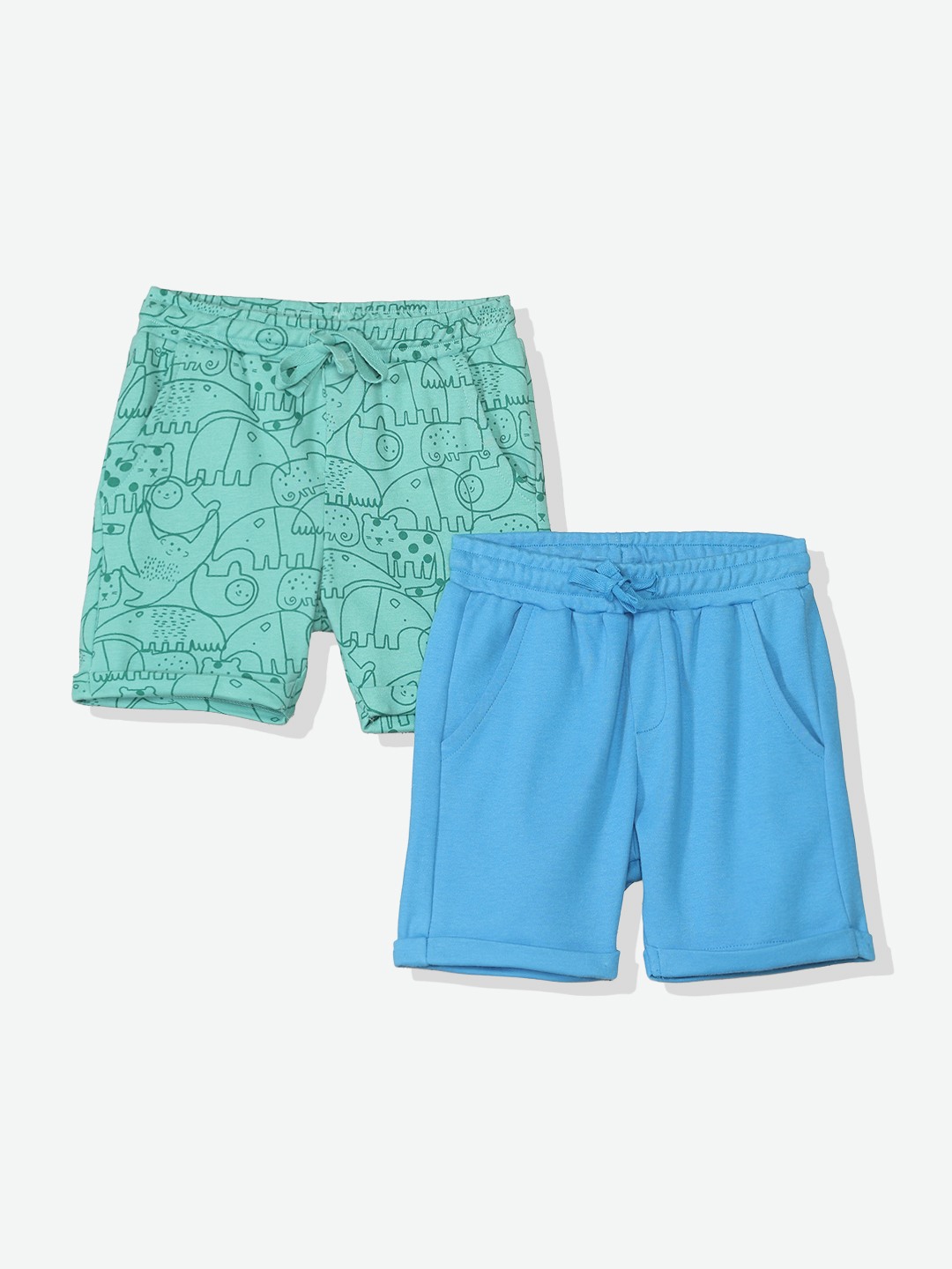 Mothercare Boys Shorts - Pack of 2 - Multicolour