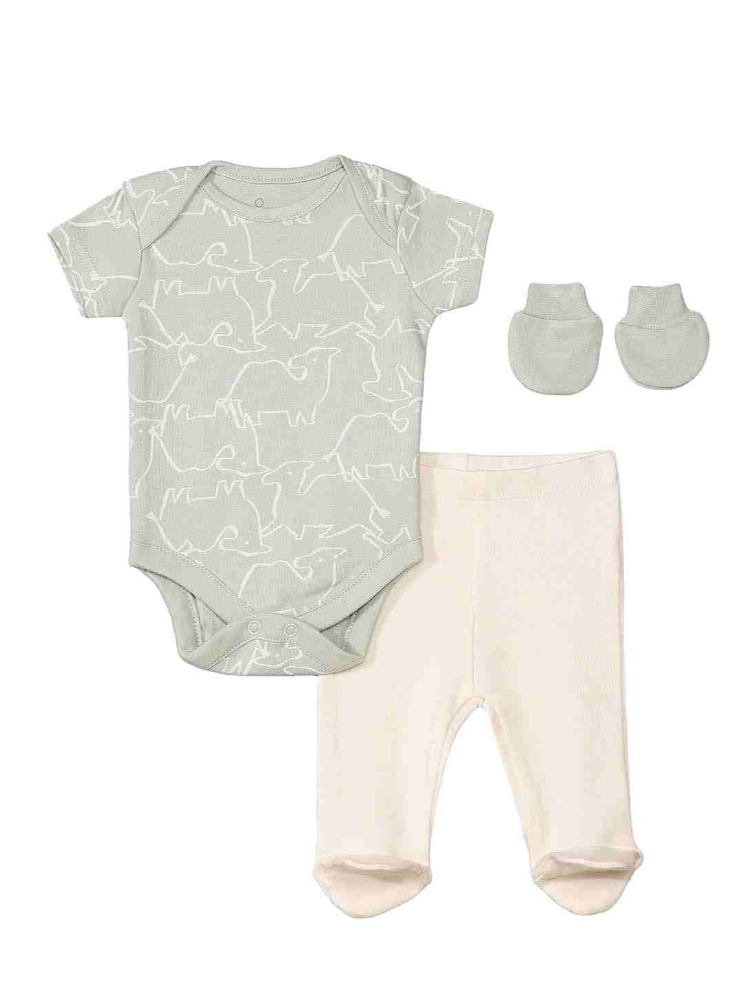 Mothercare Unisex Printed 3-Piece Gift Set - Multicolour