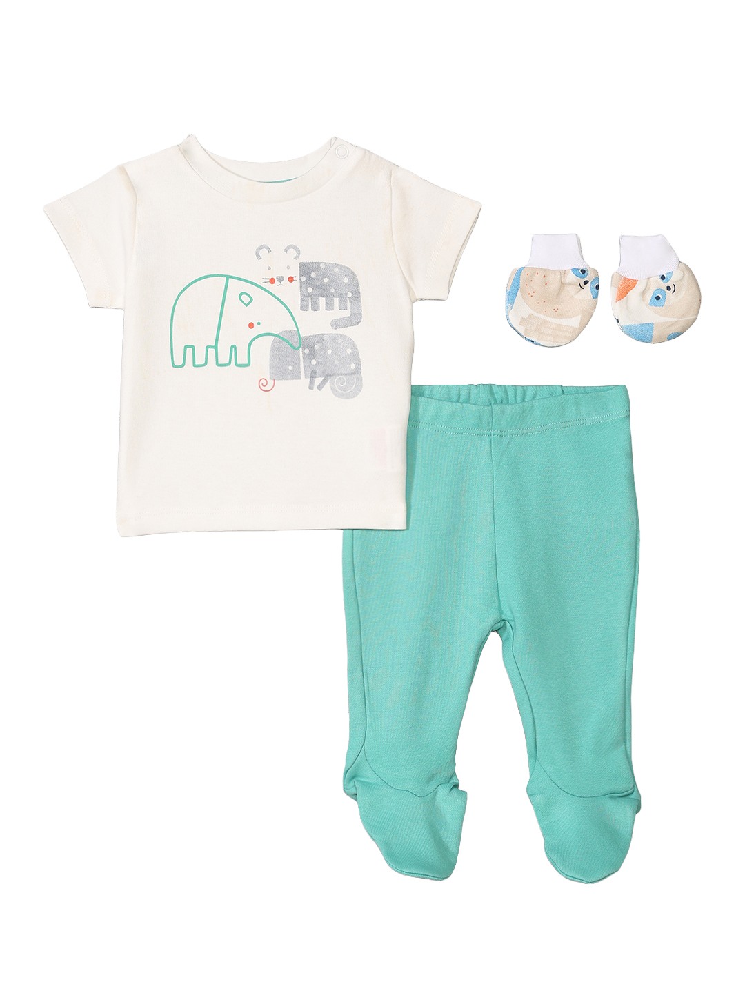 Mothercare Boys Printed 3-Piece Gift Set - Multicolour