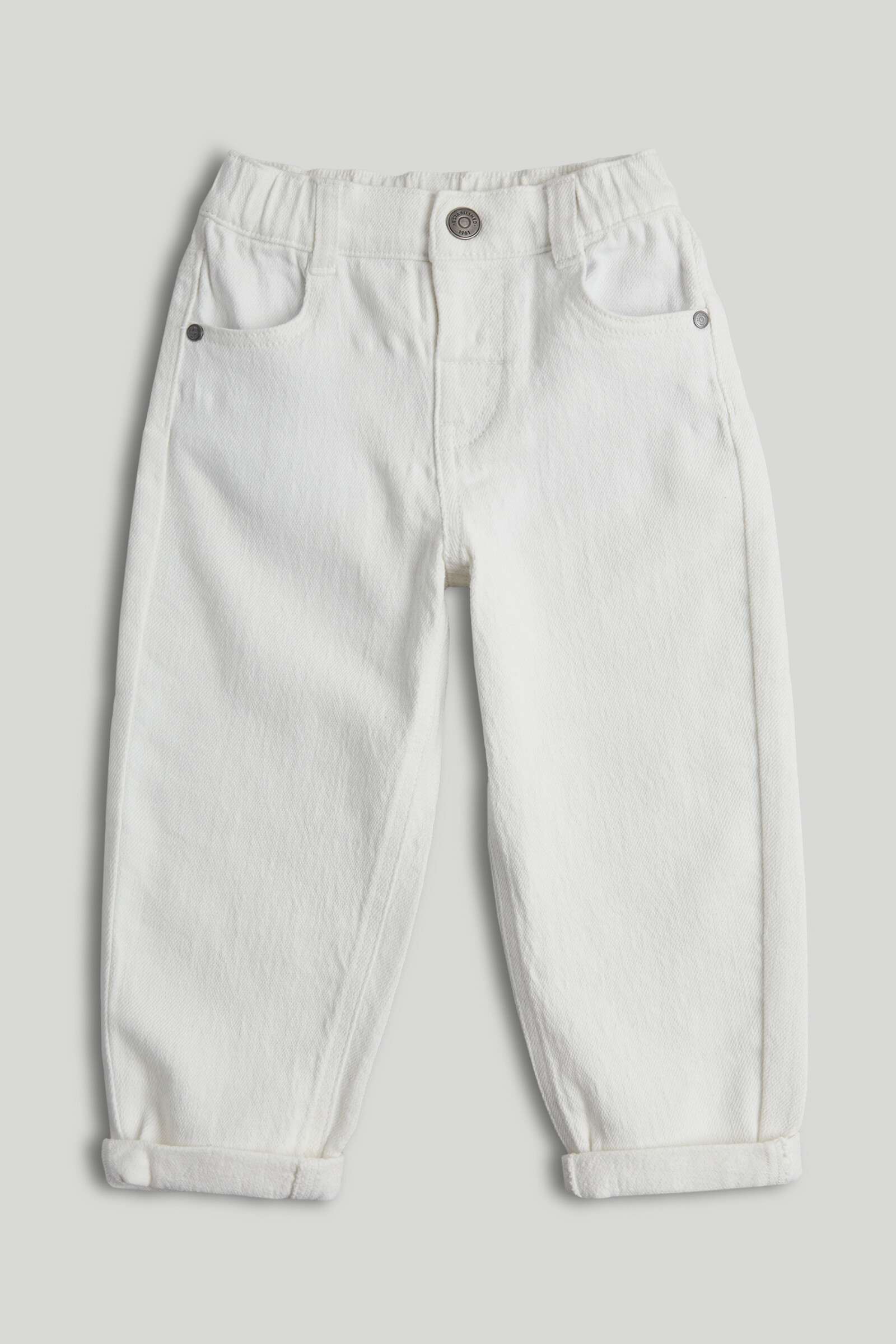 Mothercare Junior Boys Britpop Revival Jeans - Cream