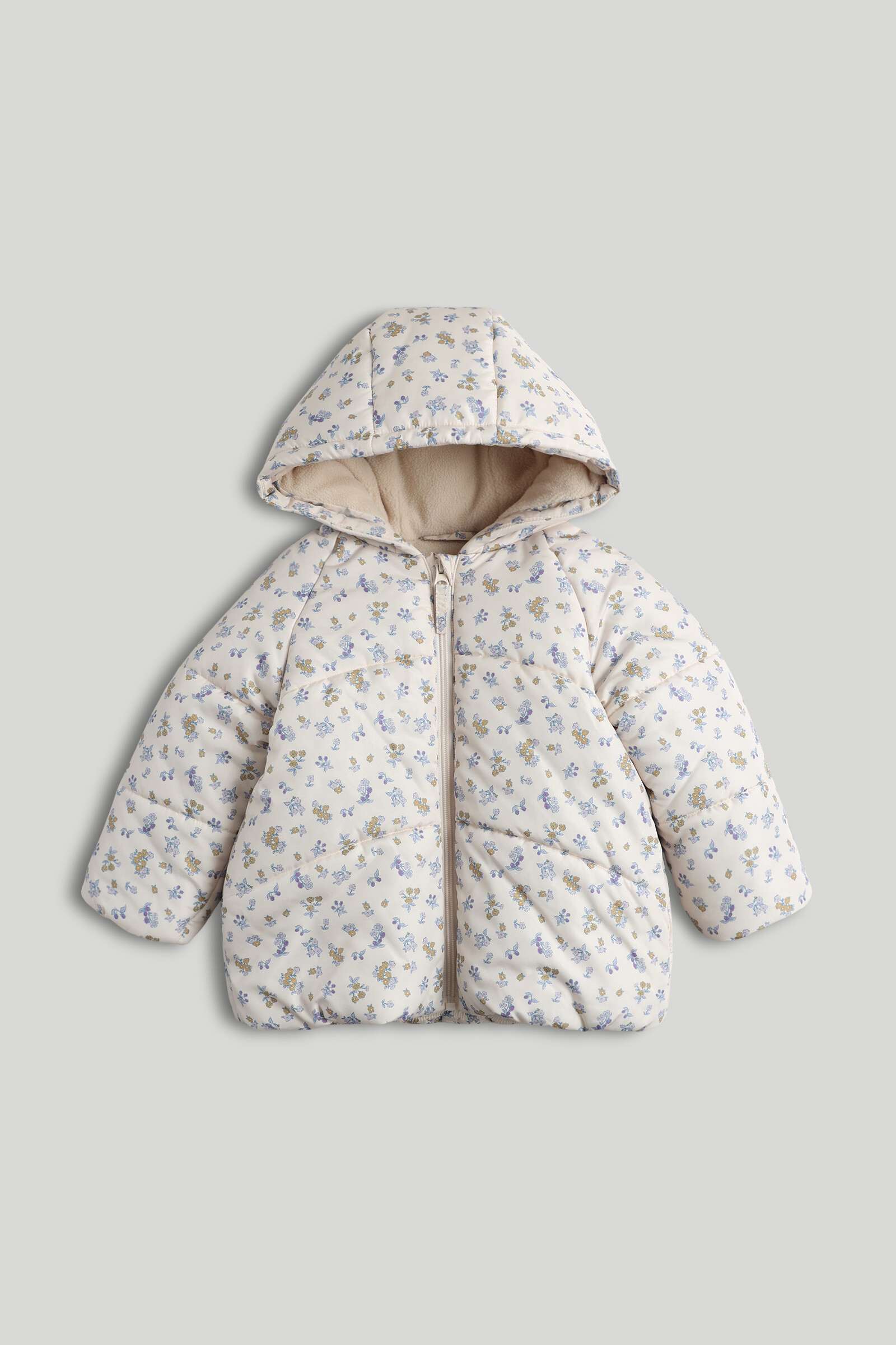 Mothercare Mini Girls Outerwear Printed Full Sleeves Coat - Multi