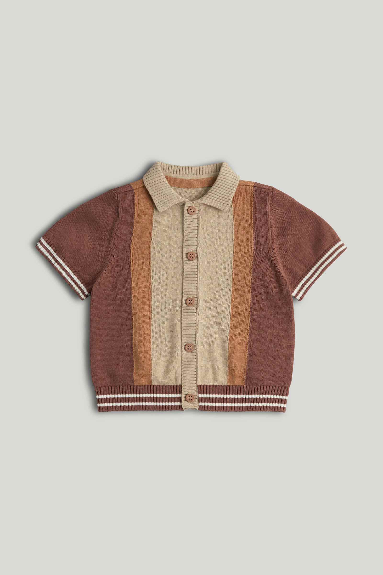 Mothercare Mini Boys Playful Wanderer Printed Short Sleeves T-Shirt - Brown