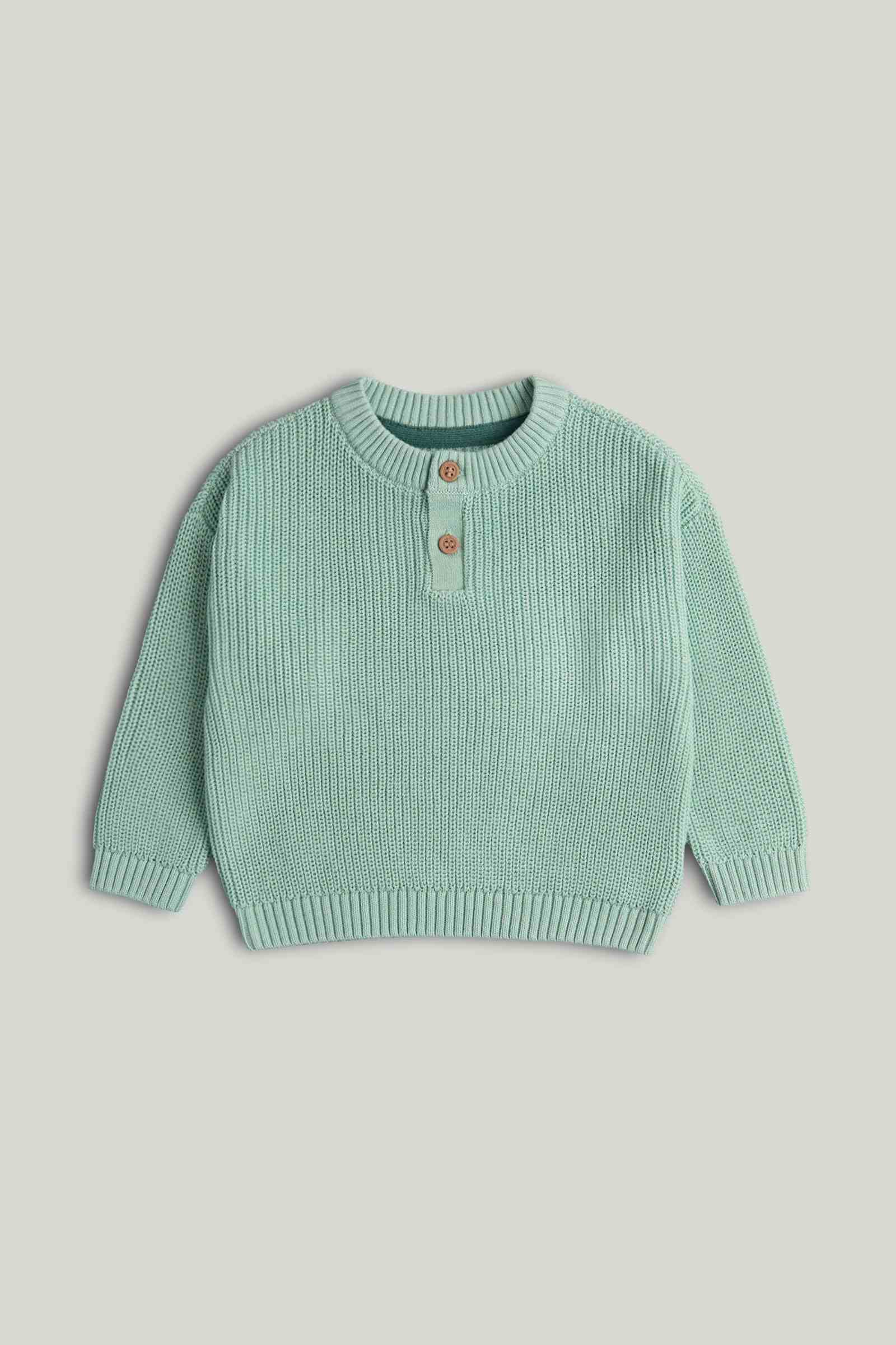 Mothercare Mini Boys Adventure In Time Full Sleeves Jumper - Light Green