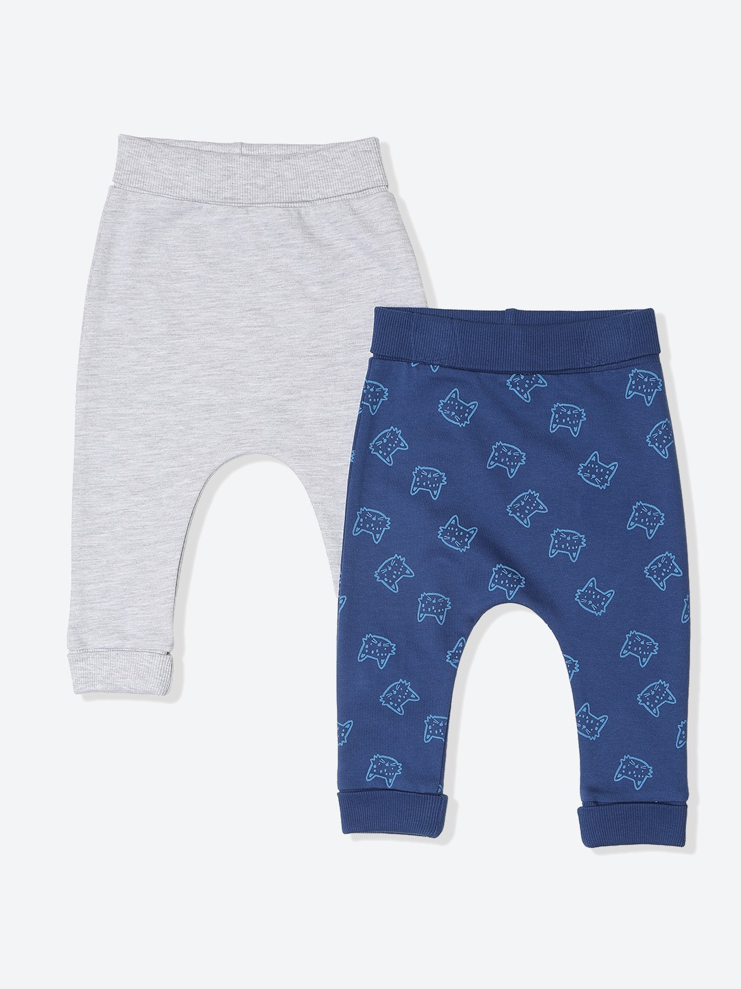 Mothercare Boys Printed Joggers Pack of 2 - Multicolor