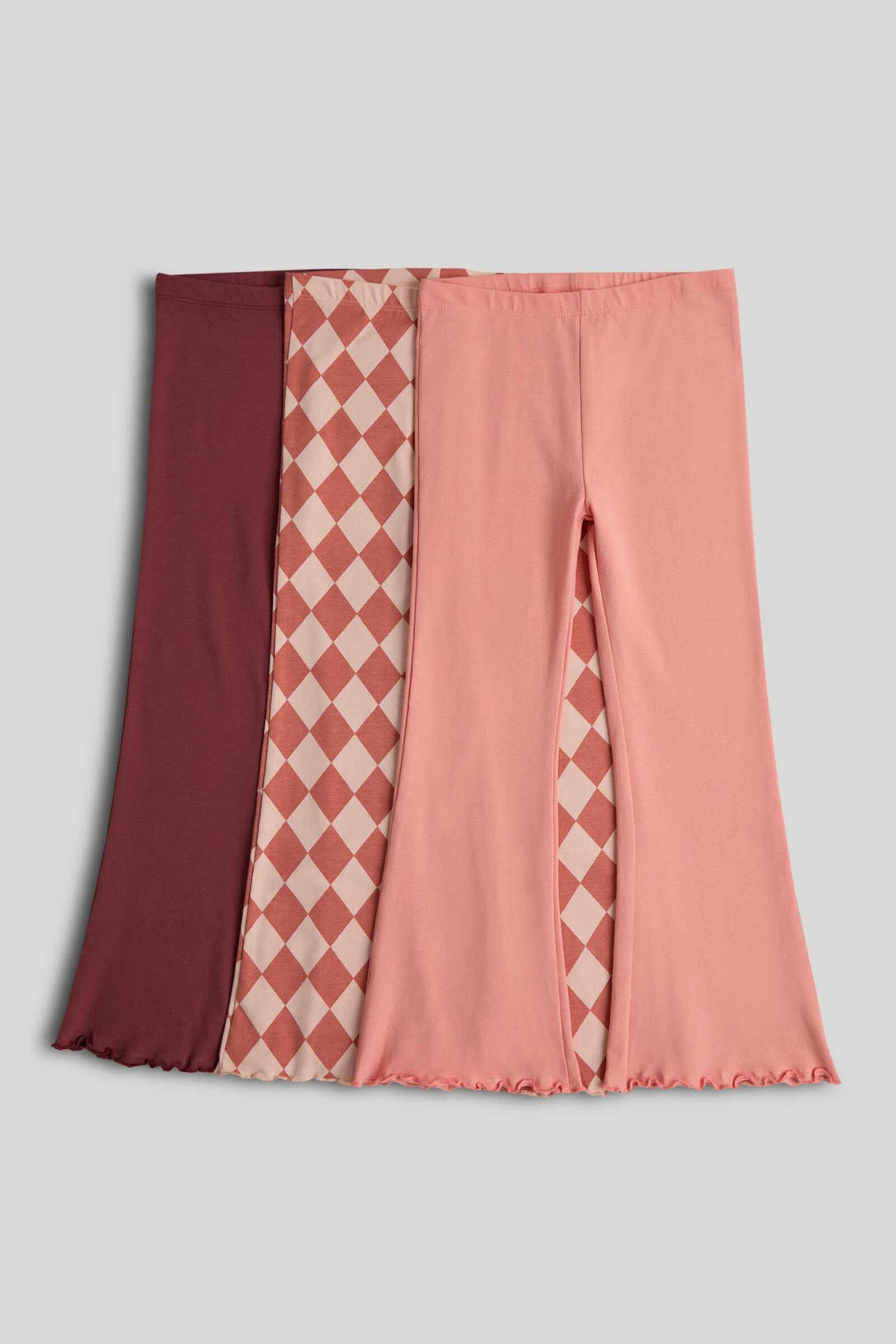 Mothercare Junior Girls Harlequin Leggings - Pack of 3 - Multi