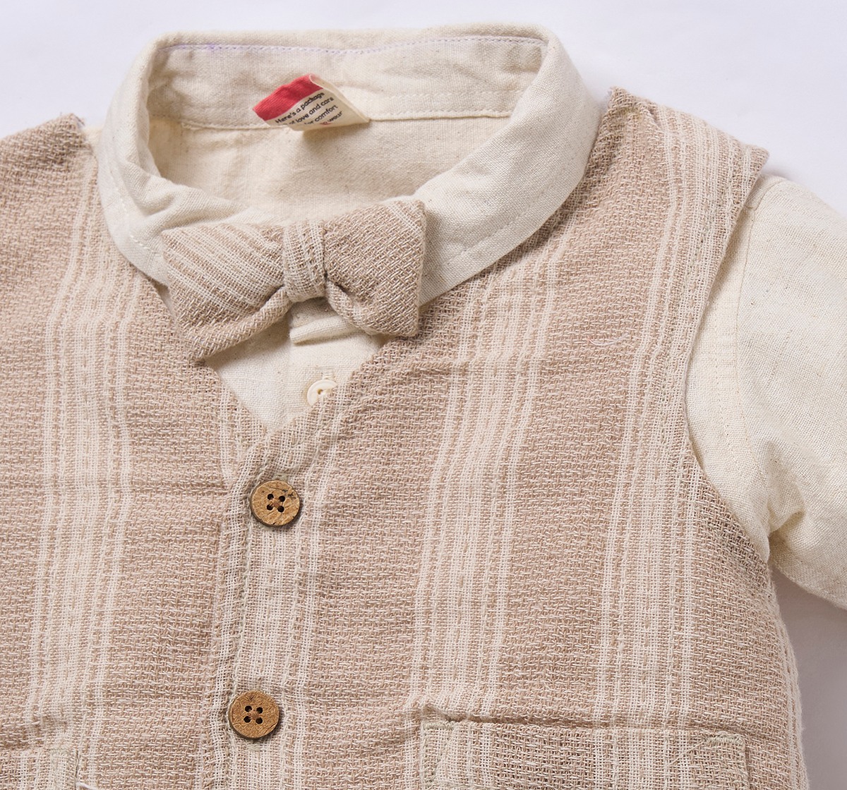 Ed-a-Mamma Baby Boys Partywear Beige