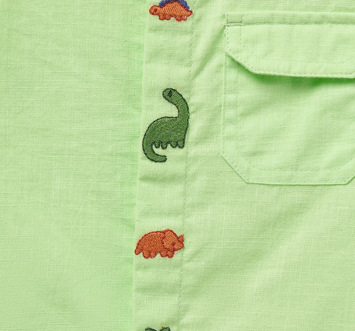Ed-a-Mamma Baby Boys Shirt Green