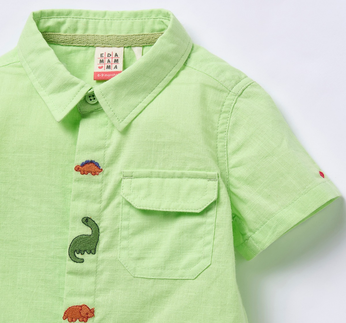 Ed-a-Mamma Baby Boys Shirt Green