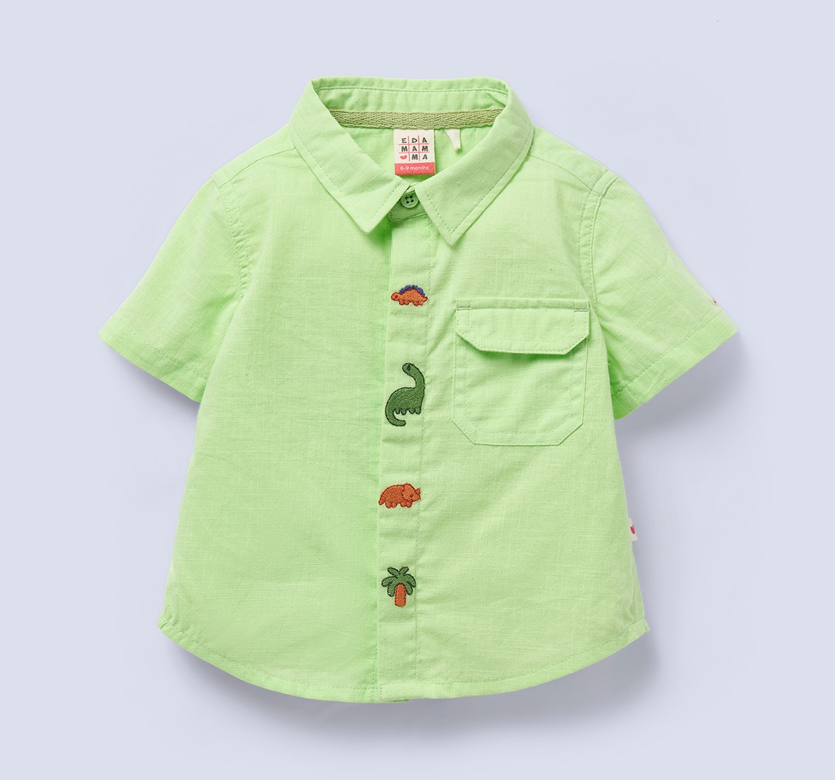 Ed-a-Mamma Baby Boys Shirt Green