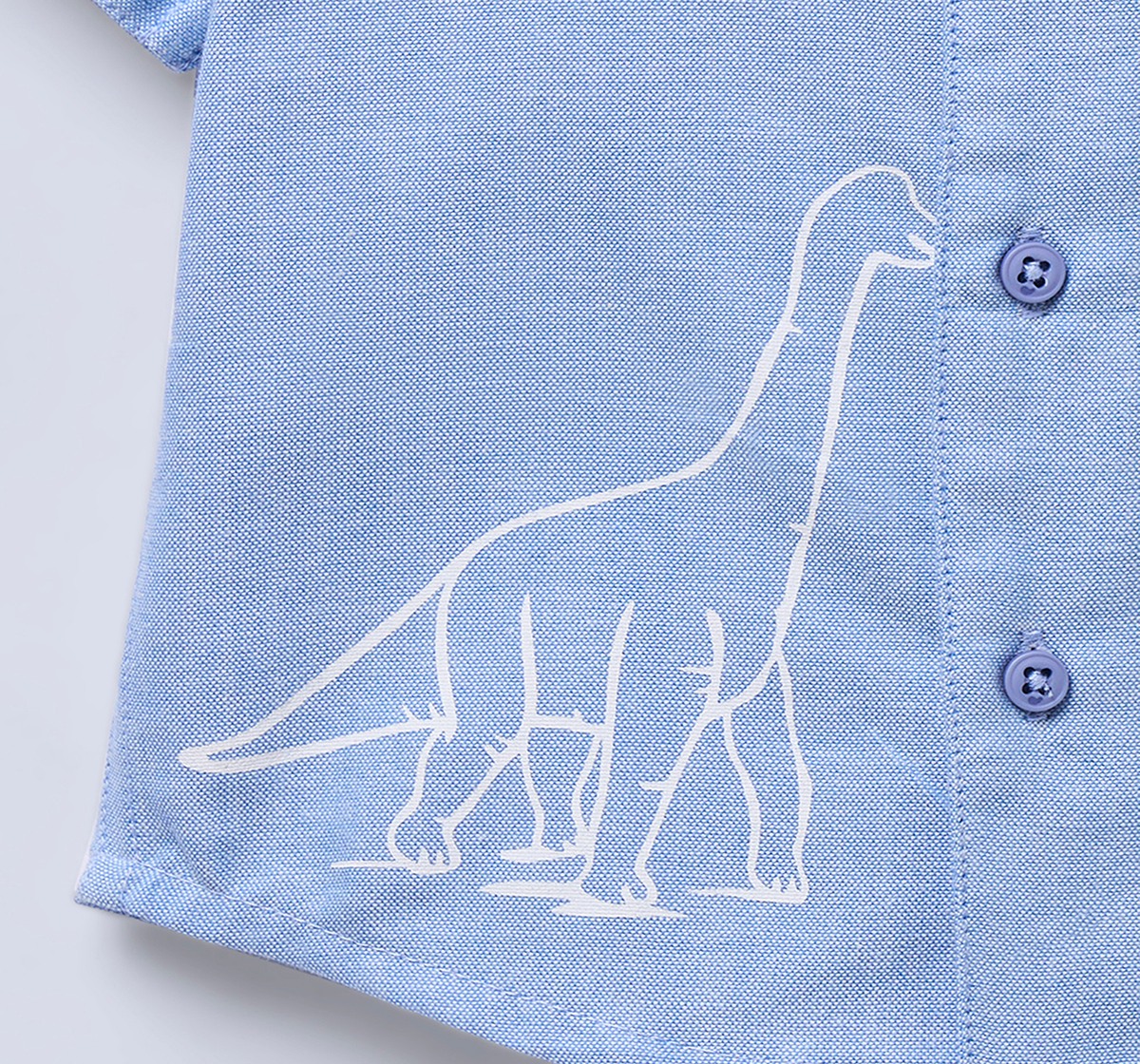 Ed-a-Mamma Baby Boys Shirt Blue