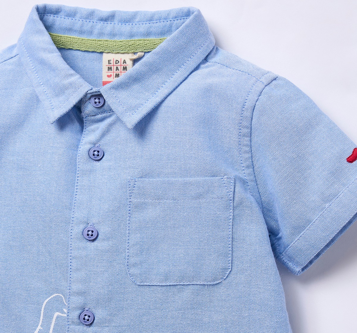 Ed-a-Mamma Baby Boys Shirt Blue