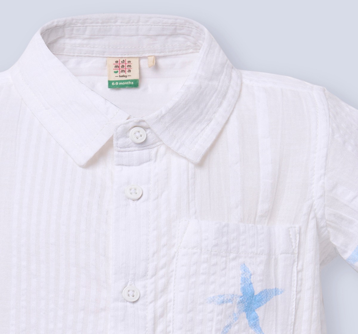 Ed-a-Mamma Baby Boys Shirt White