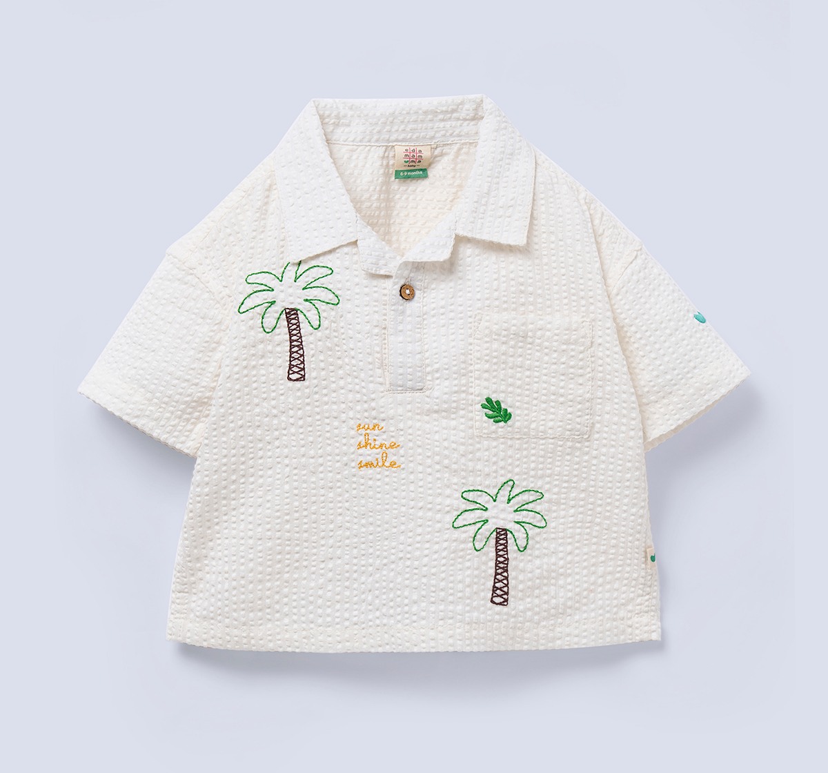 Ed-a-Mamma Baby Boys Shirt White