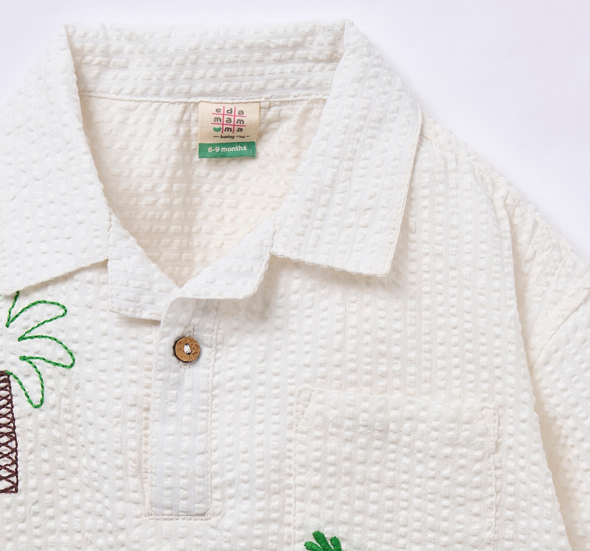 Ed-a-Mamma Baby Boys Shirt White