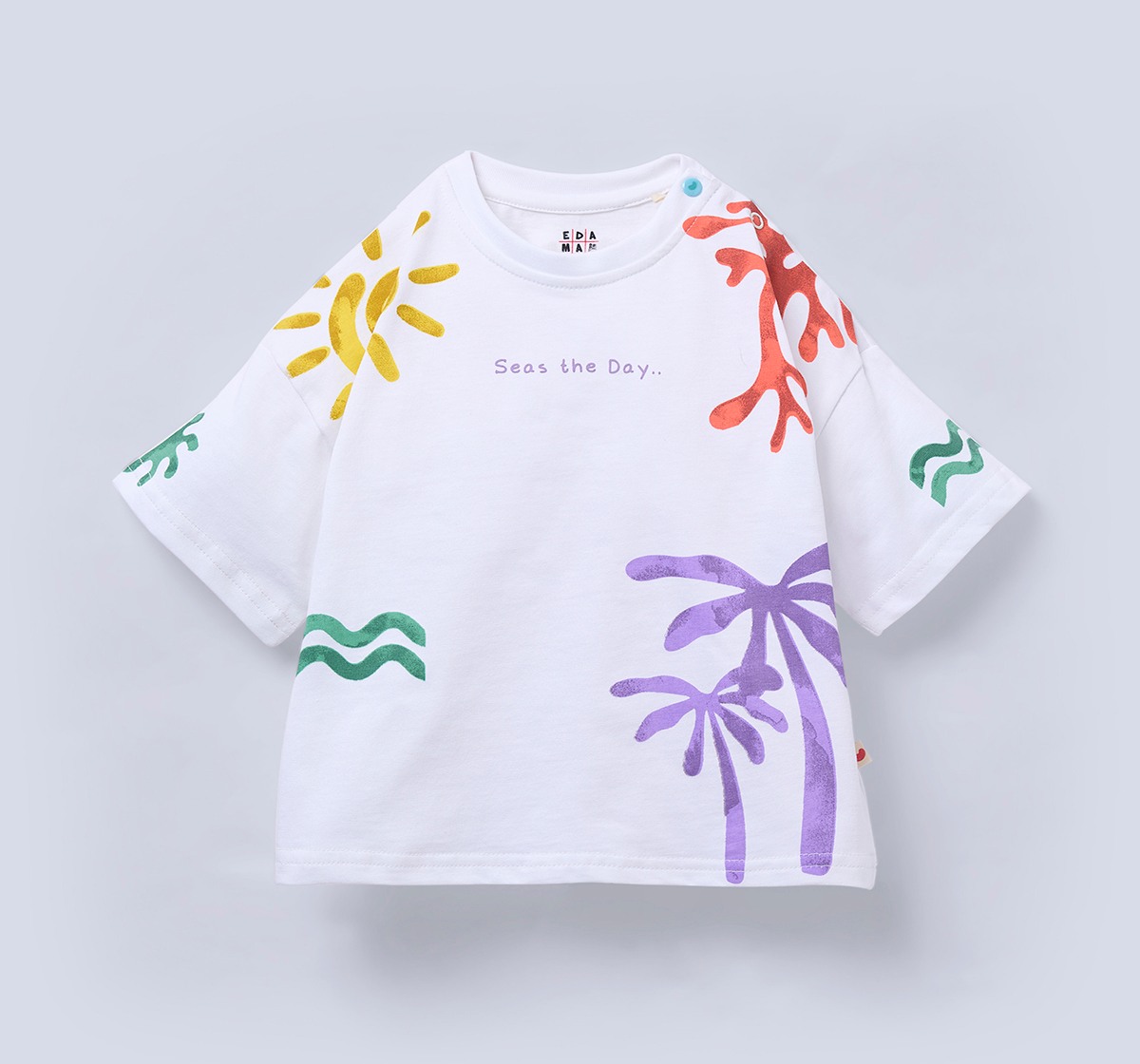 Ed-a-Mamma Baby Boys T-Shirt White