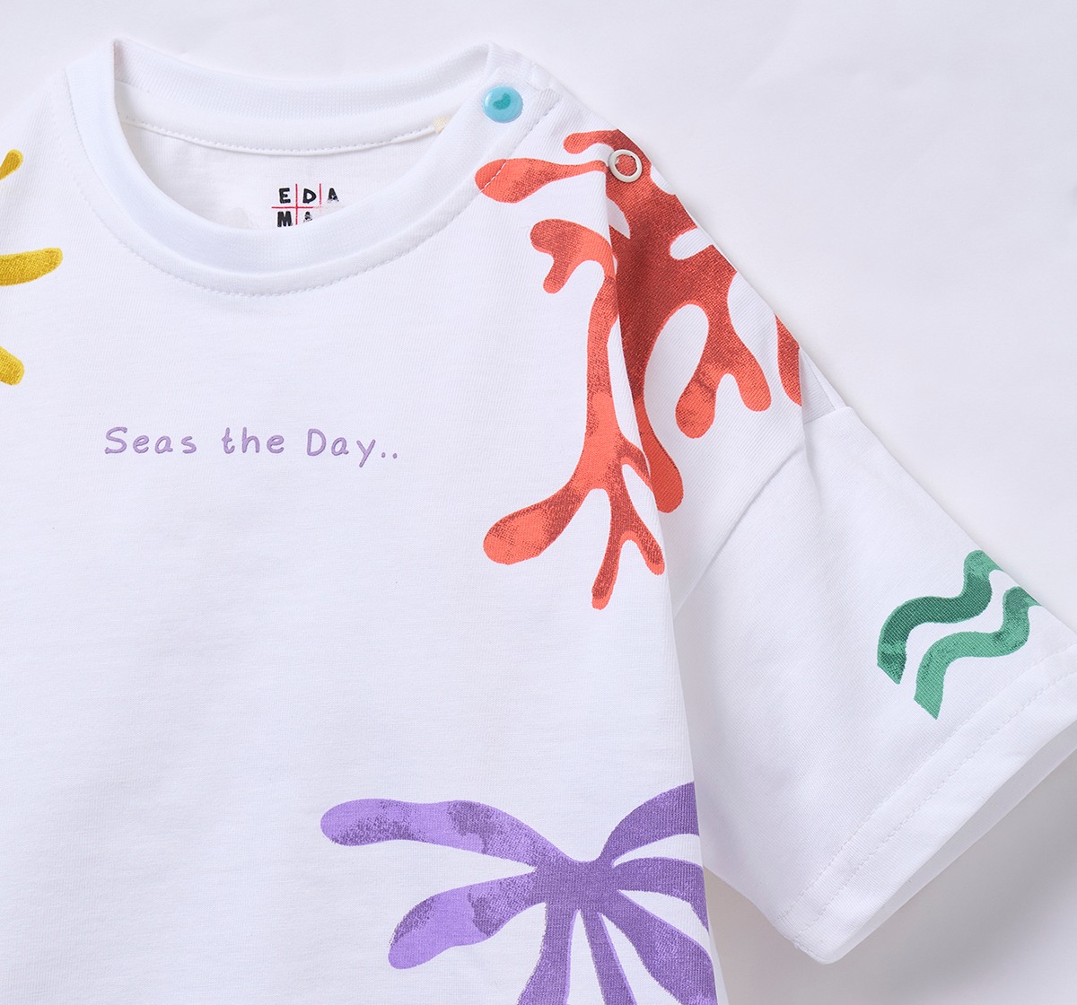 Ed-a-Mamma Baby Boys T-Shirt White