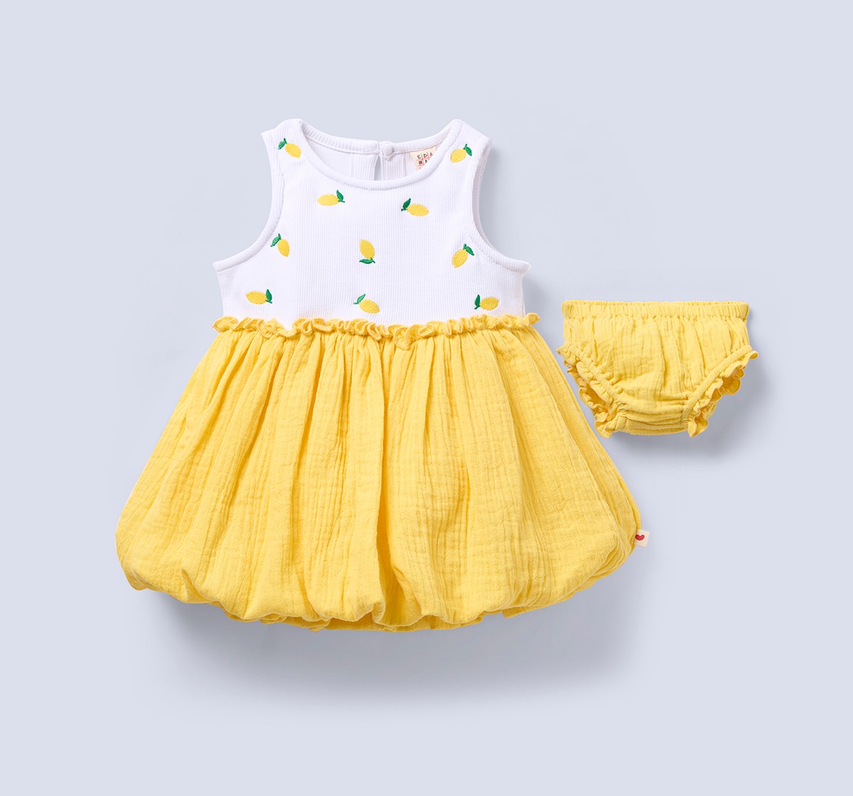 Ed-a-Mamma Baby Girls Dress Yellow