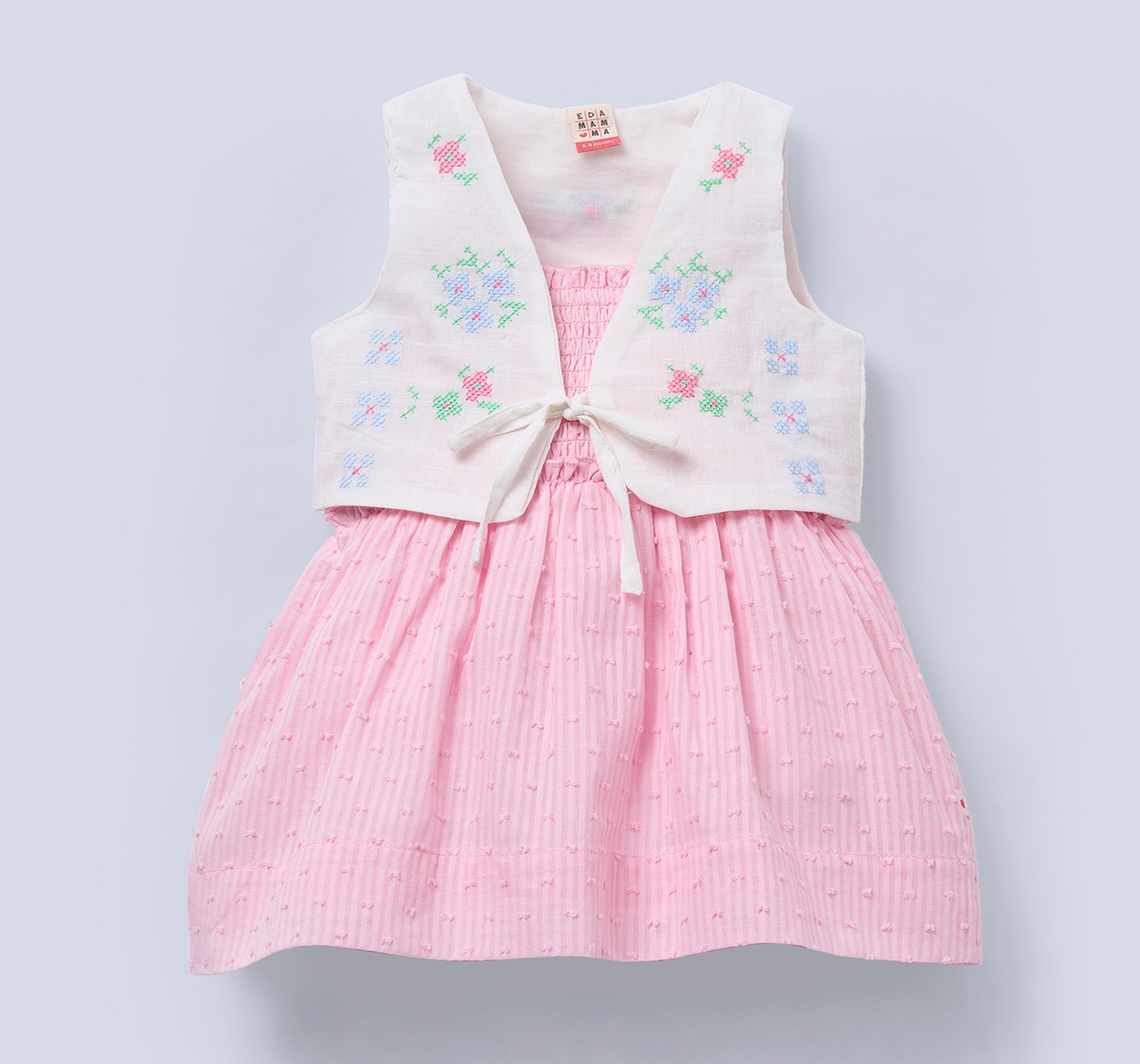 Ed-a-Mamma Baby Girls Dress Pink