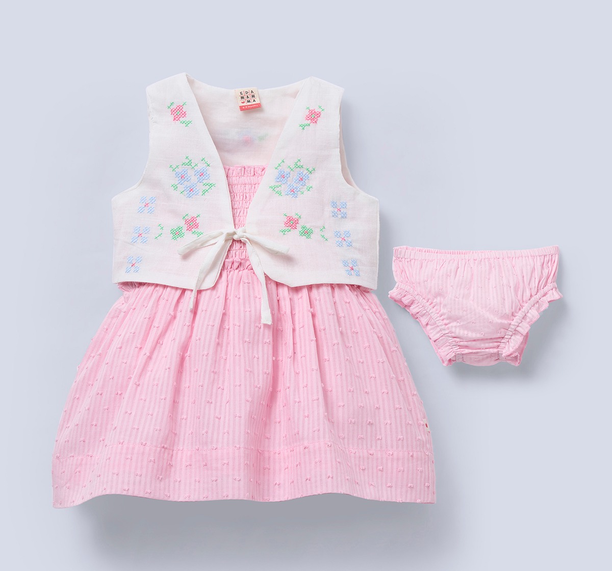 Ed-a-Mamma Baby Girls Dress Pink