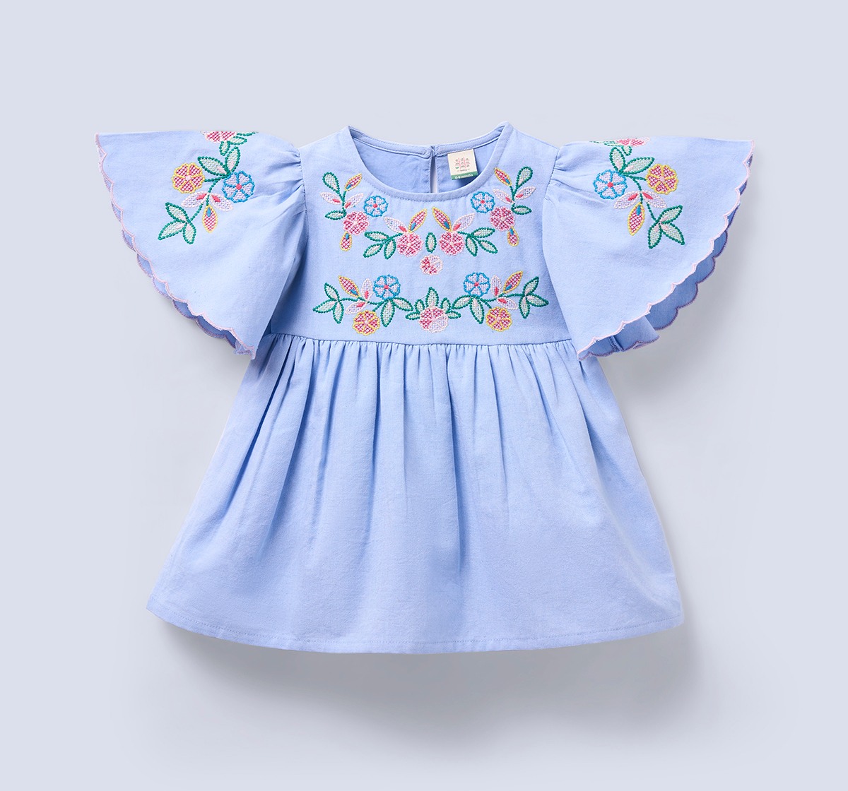 Ed-a-Mamma Baby Girls Dress Blue