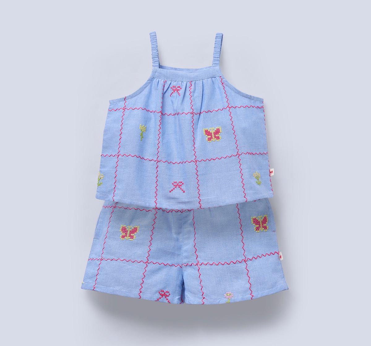 Ed-a-Mamma Baby Girls Sets Blue