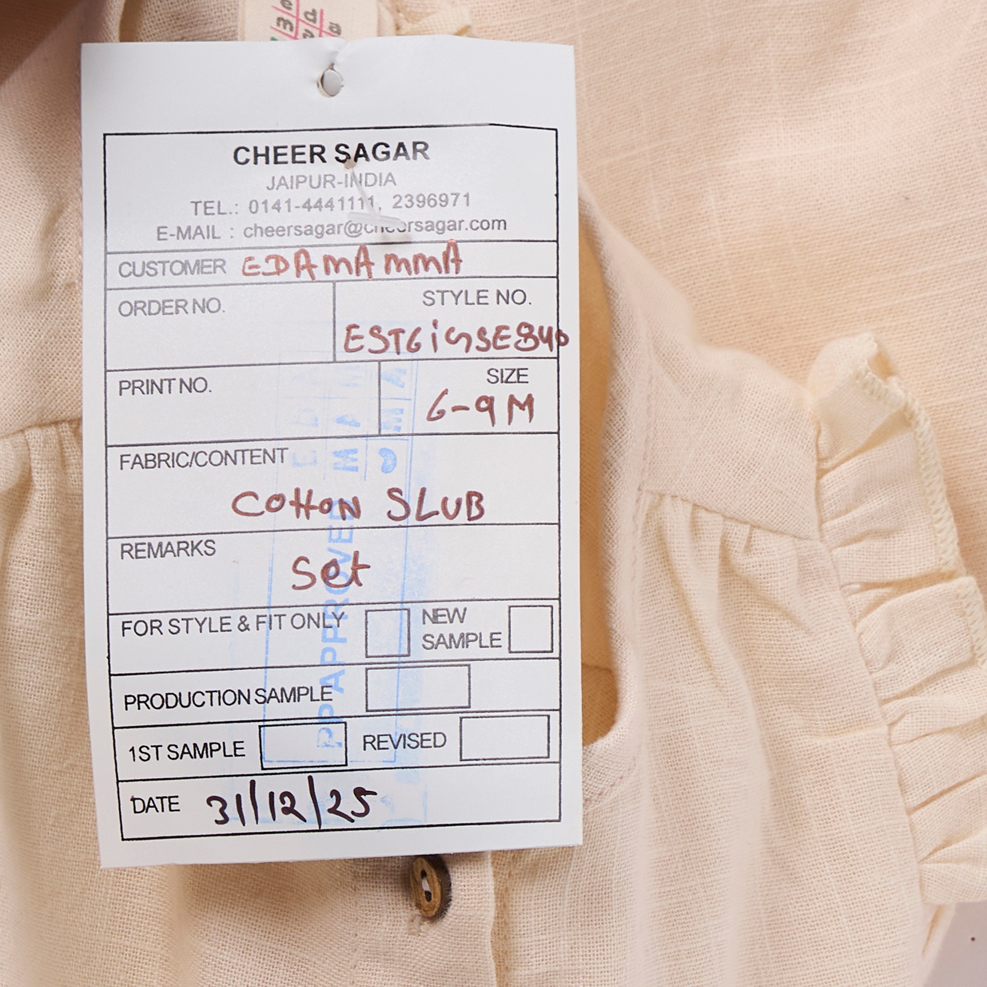 Ed-a-Mamma Baby Girls Sets Off-White