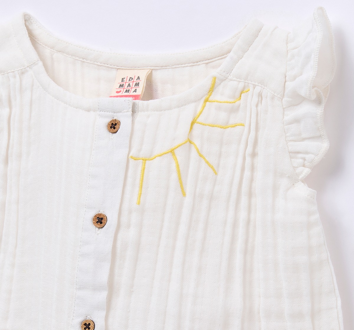 Ed-a-Mamma Baby Girls Top Off-White