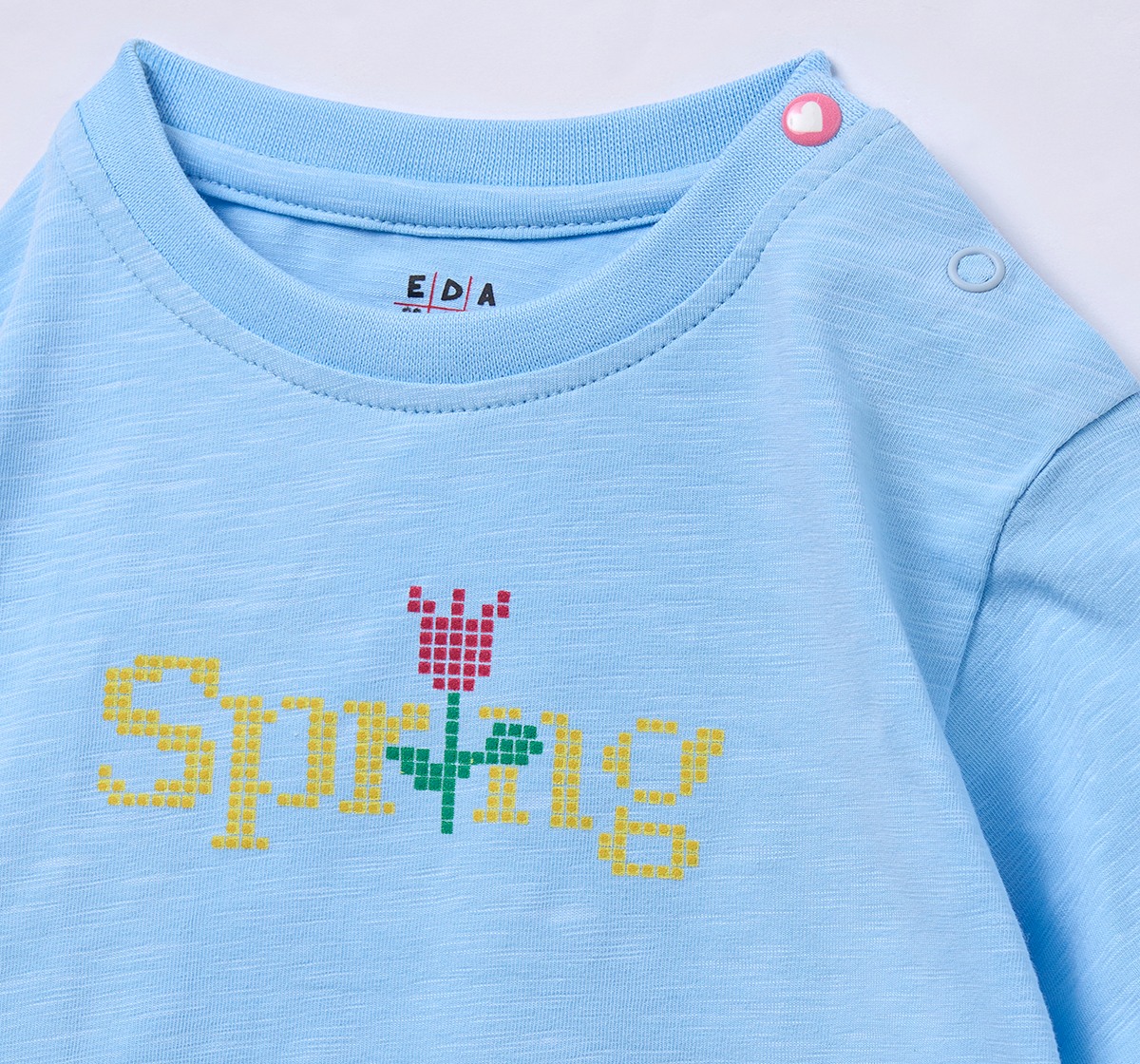 Ed-a-Mamma Baby Girls T-Shirt Blue