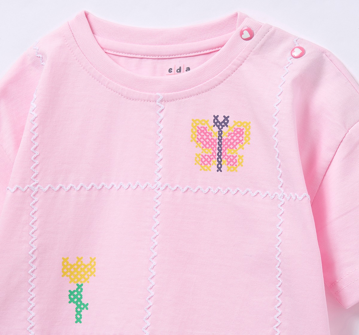 Ed-a-Mamma Baby Girls T-Shirt Pink