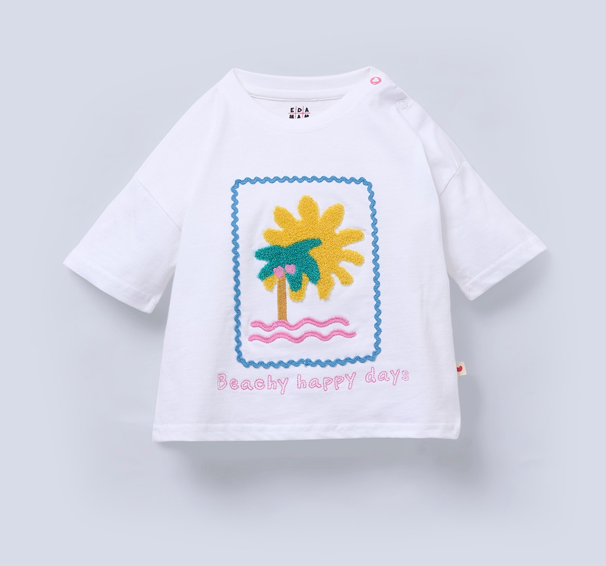 Ed-a-Mamma Baby Girls T-Shirt White