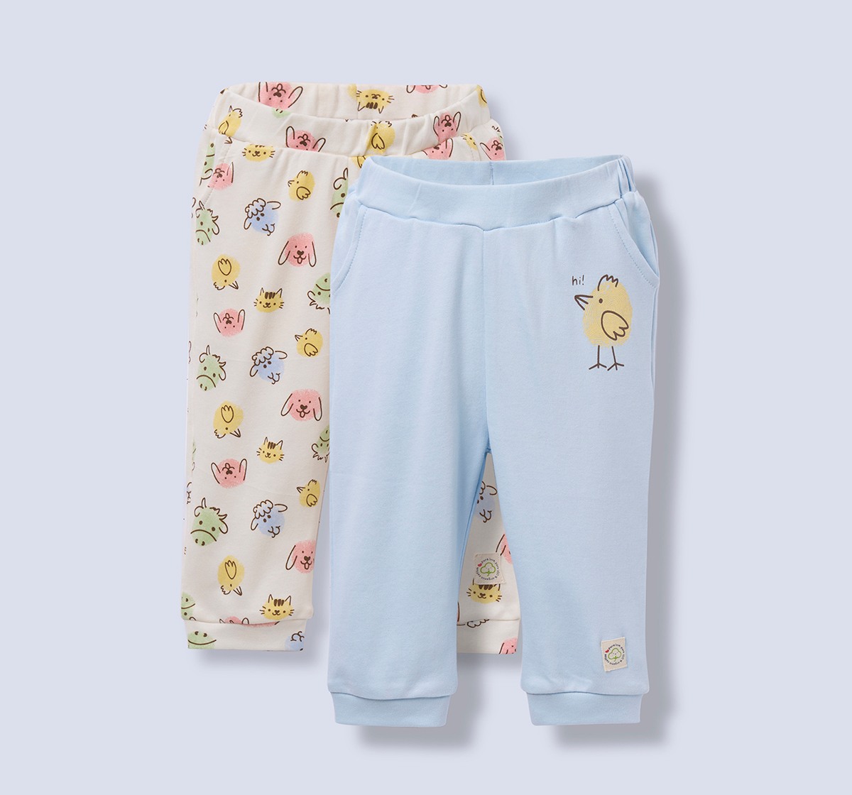Ed-a-Mamma Baby Boys Joggers Pack of 2 Multi