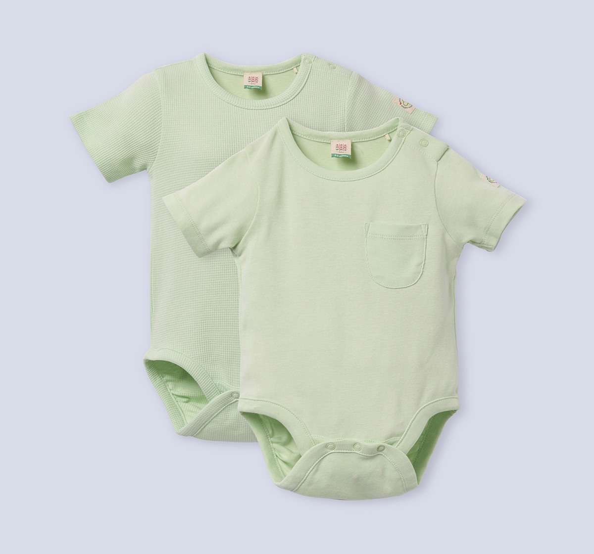 Ed-a-Mamma Baby Boys Bodysuit Pack of 2 Multi