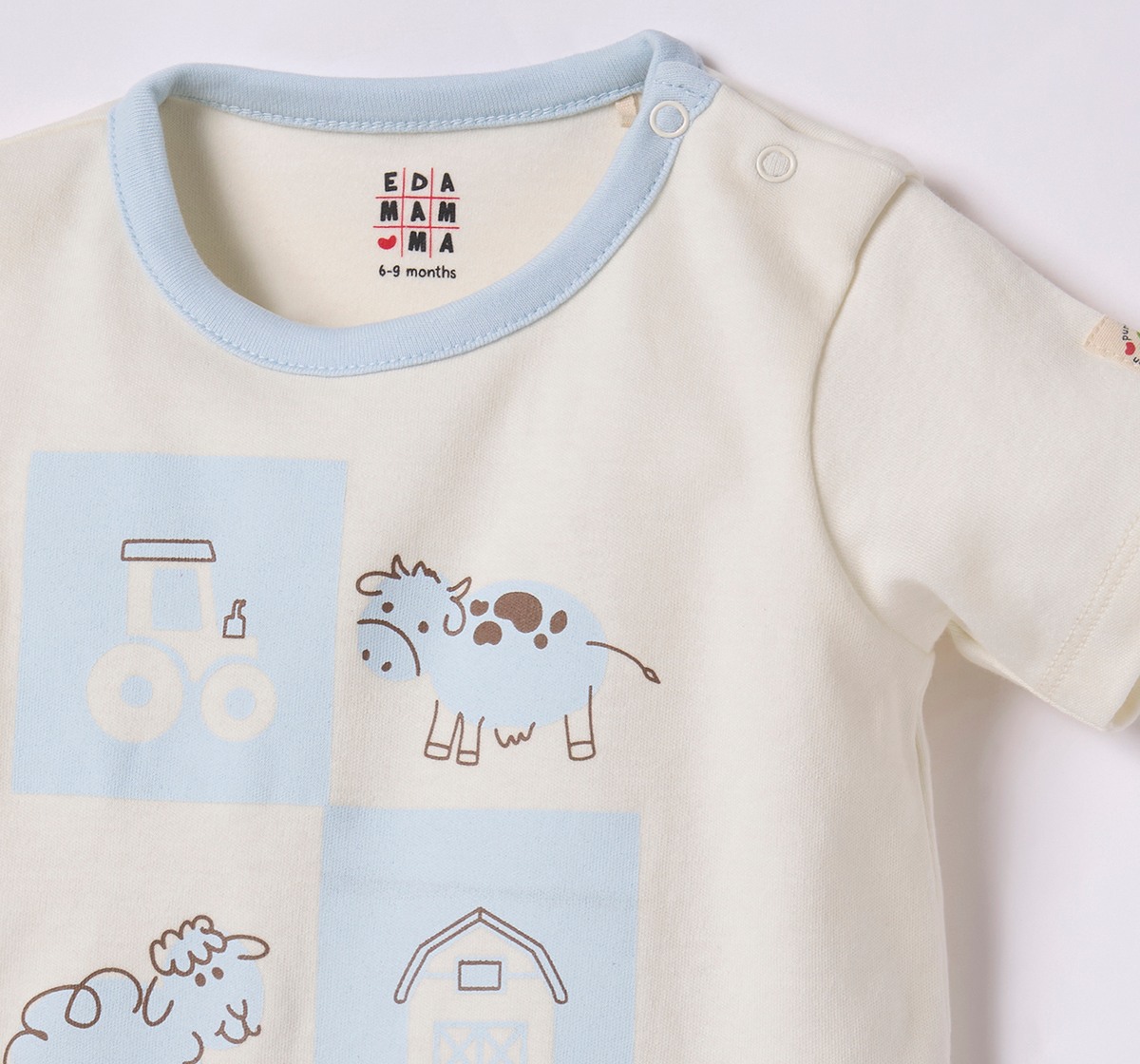 Ed-a-Mamma Baby Boys Rompers Pack of 2 Multi