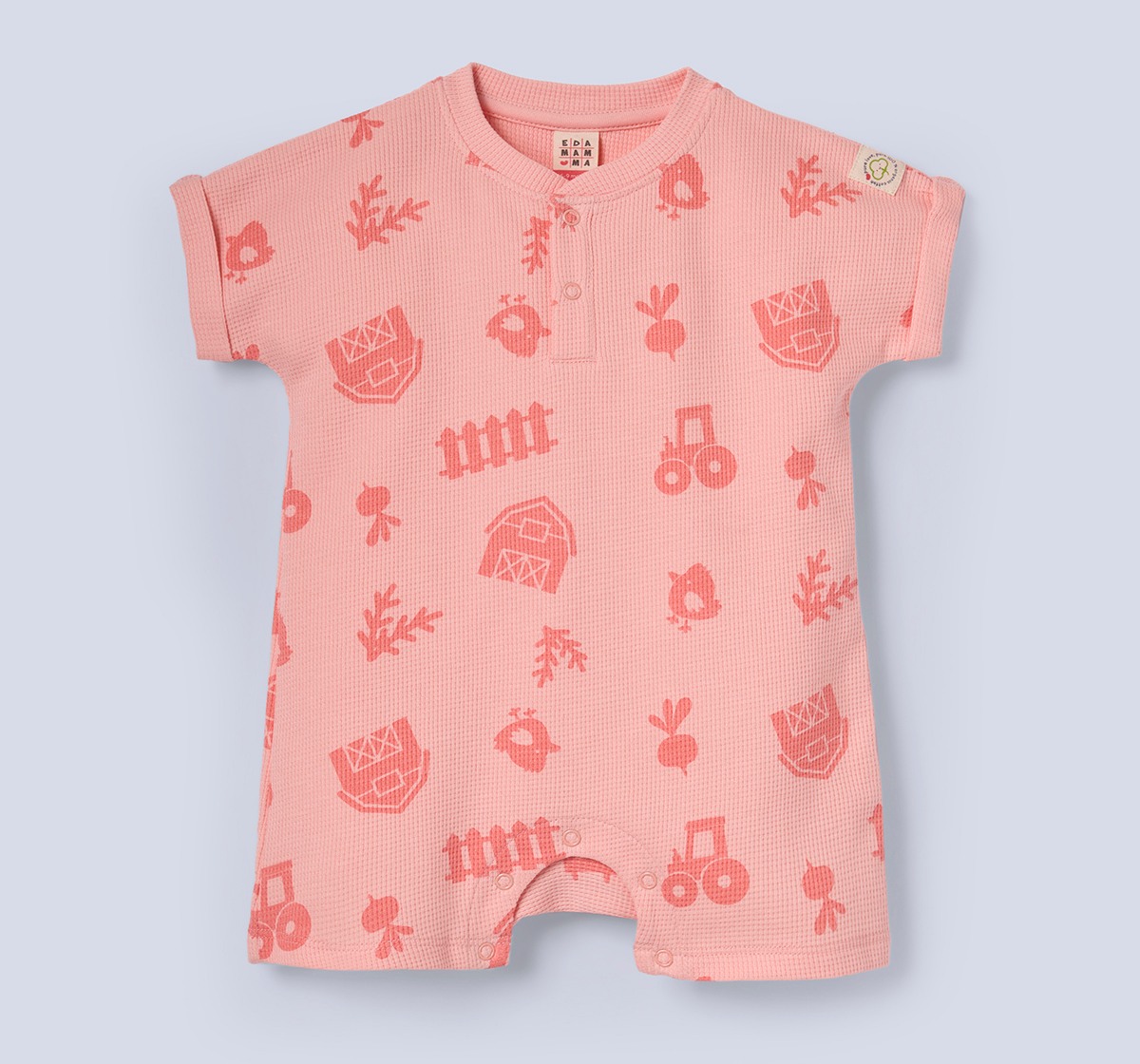 Ed-a-Mamma Baby Boys Rompers Pack of 2 Multi