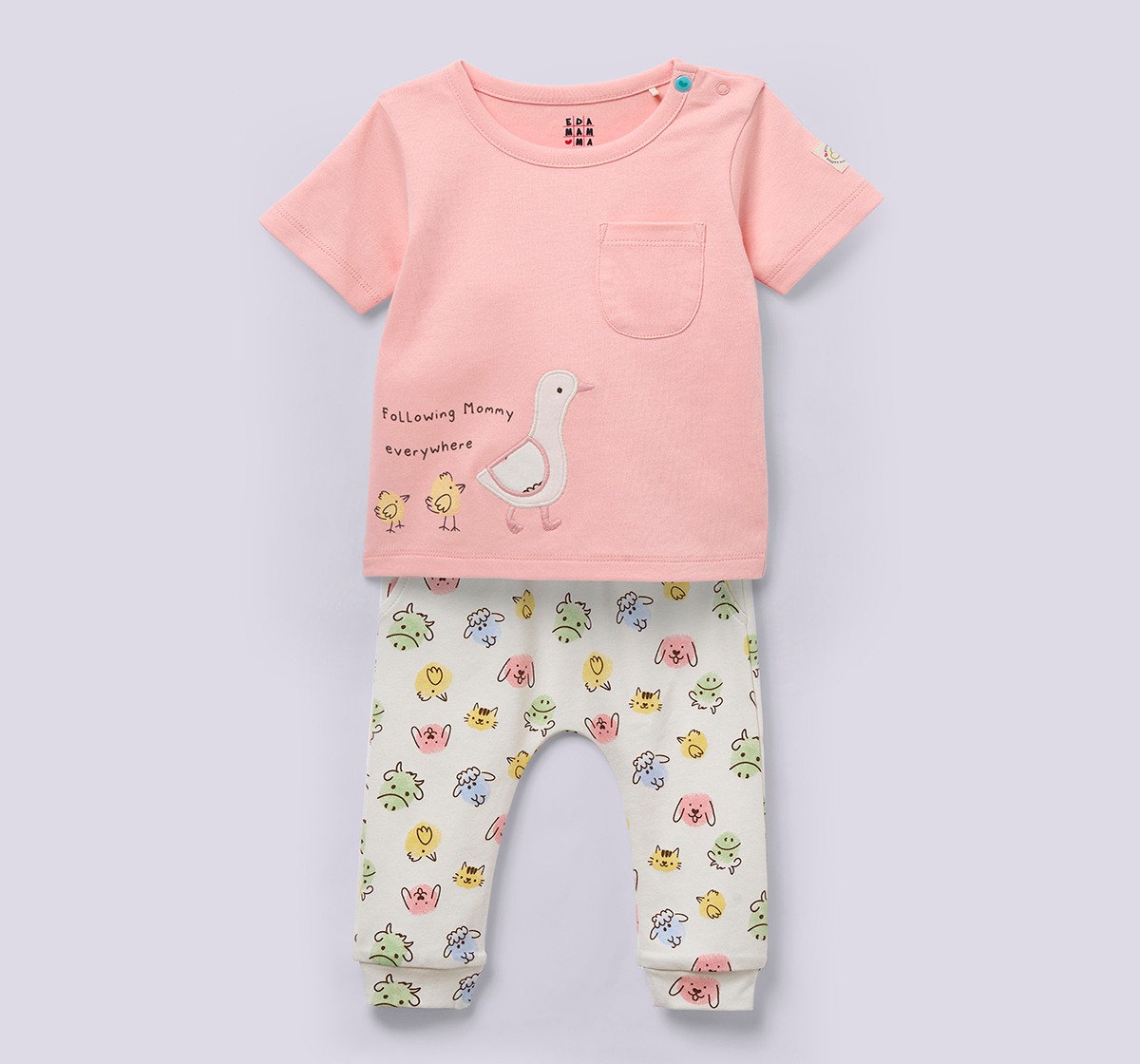 Ed-a-Mamma Baby Unisex Sets Peach