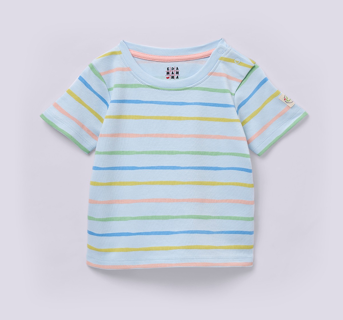 Ed-a-Mamma Baby Boys T-Shirt Pack of 2 Multi