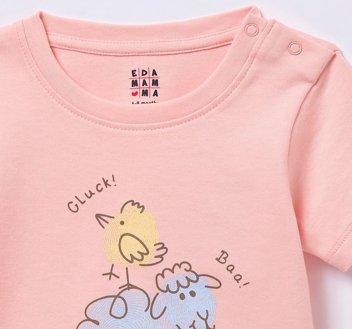 Ed-a-Mamma Baby Boys T-Shirt Pack of 2 Multi
