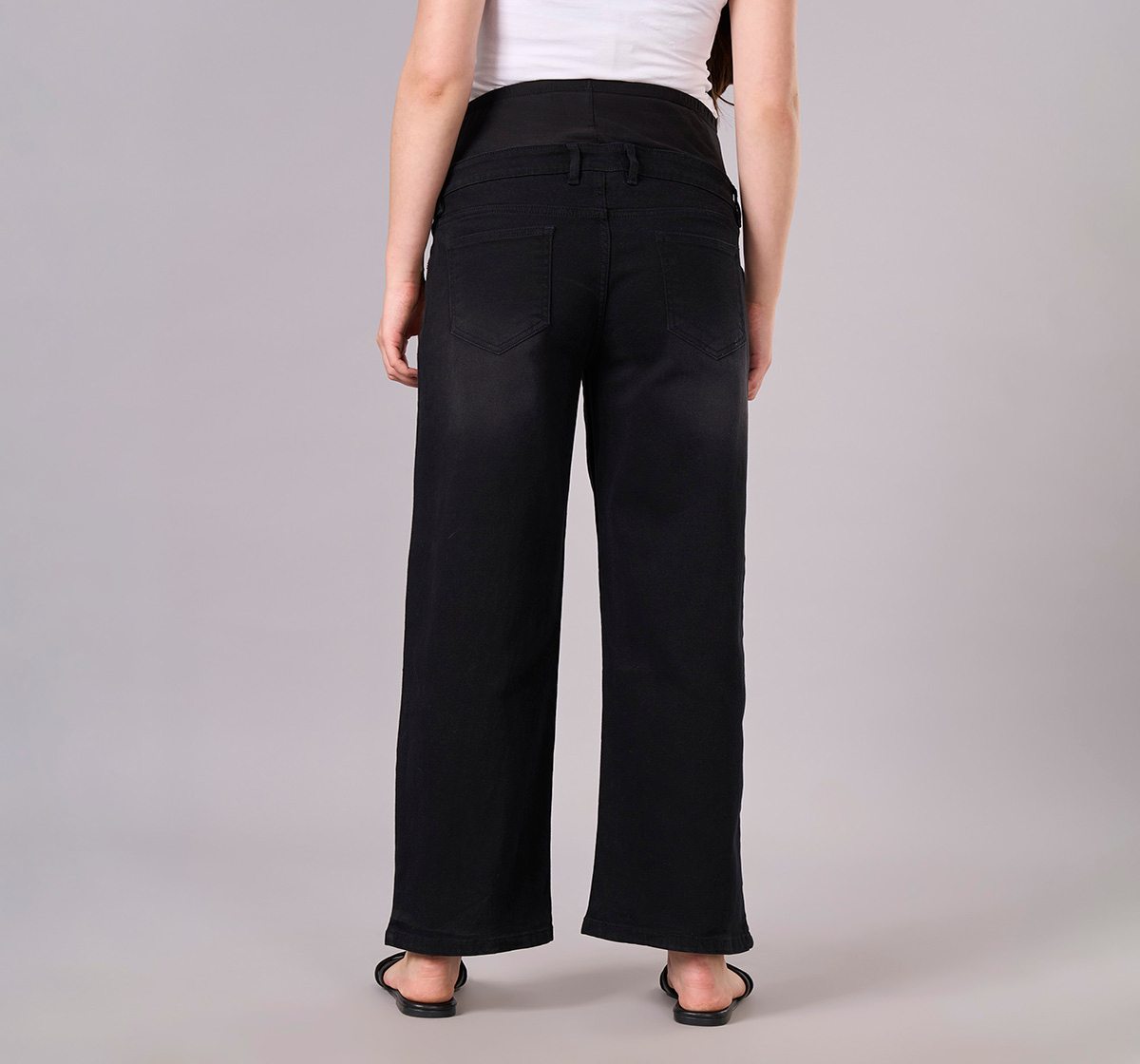 Maternity Clothing  Denim Solid Black