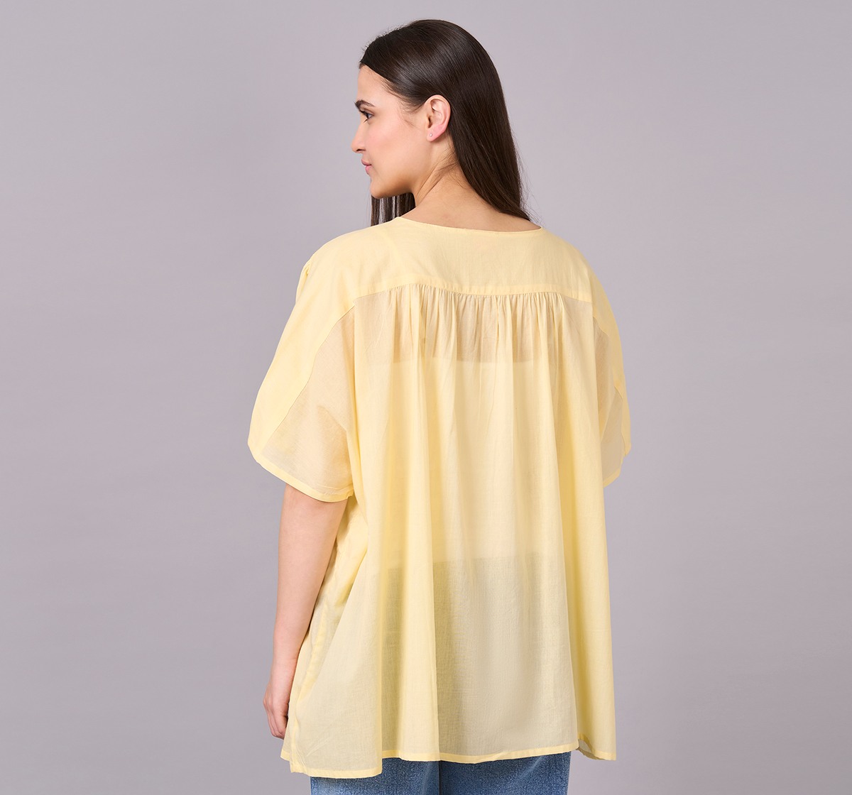 Maternity Clothing  Top Solid Yellow